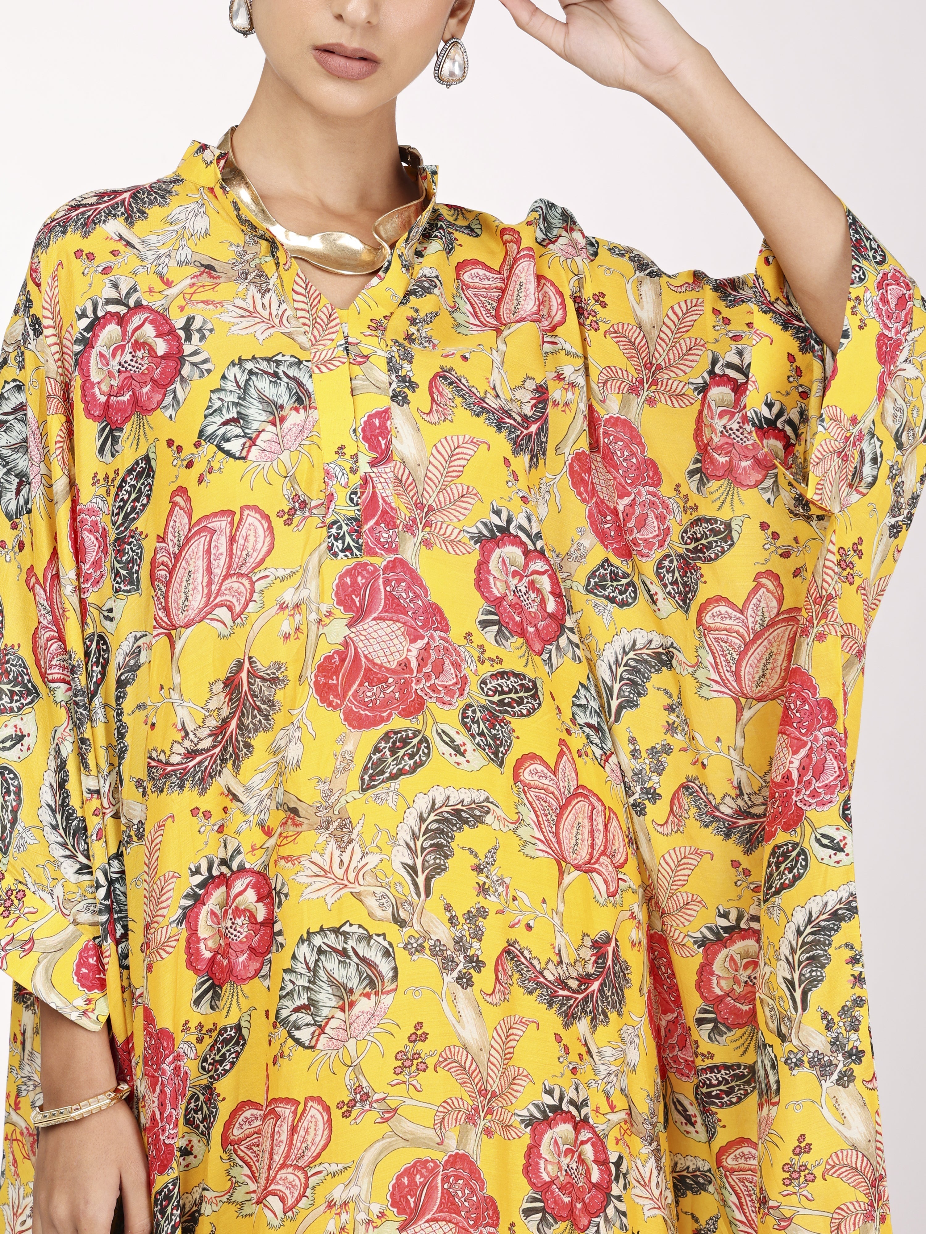 Bagh Kaftan Tunic Set