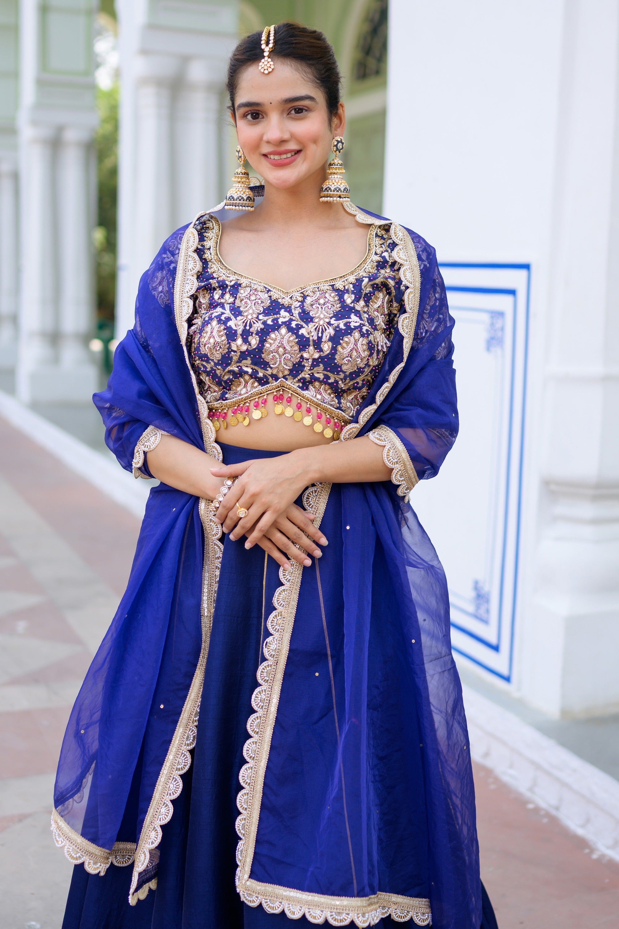 Neel Ambar Lehenga Set