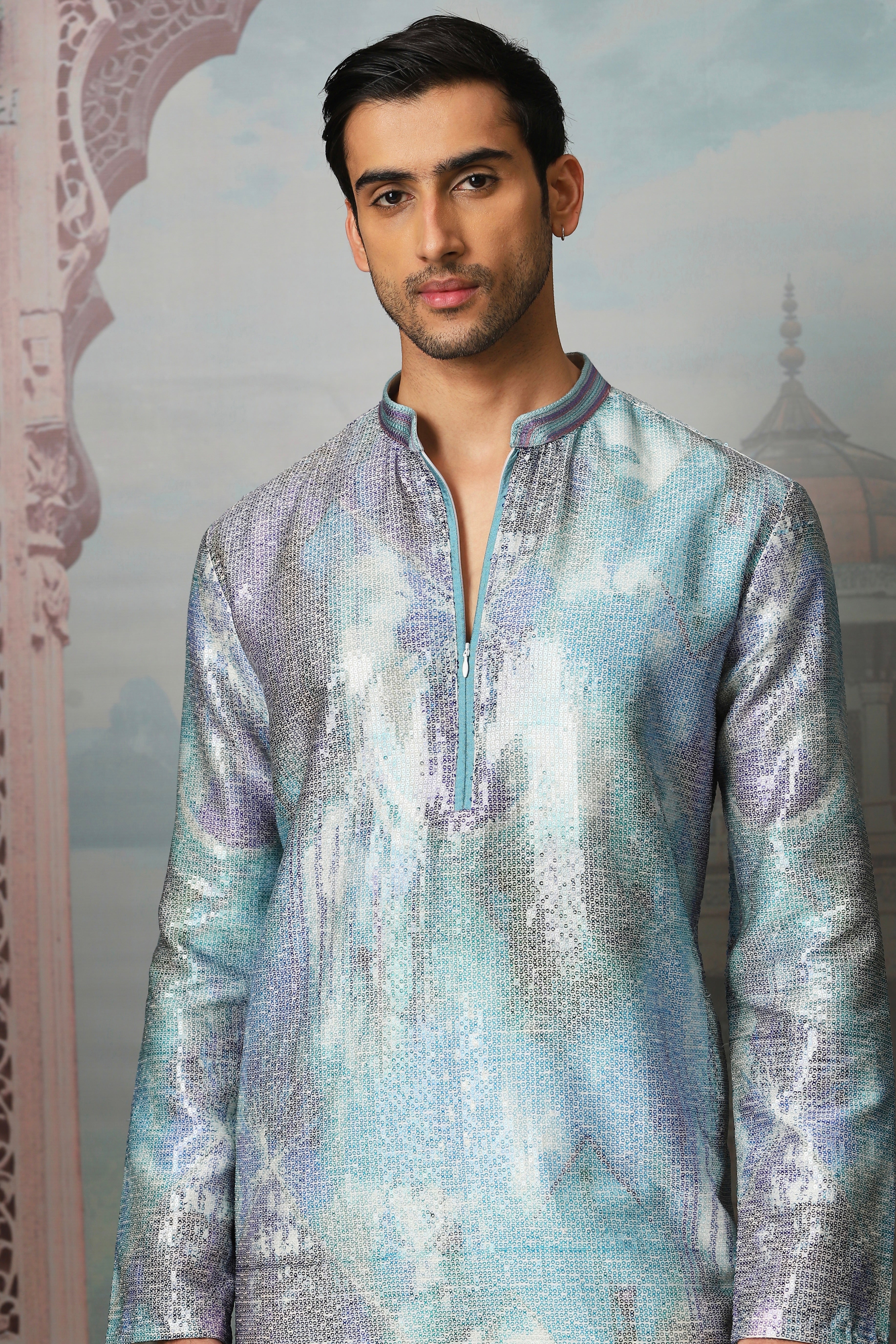 The Dreamy Twilight Sequin Embroidered Kurta Set