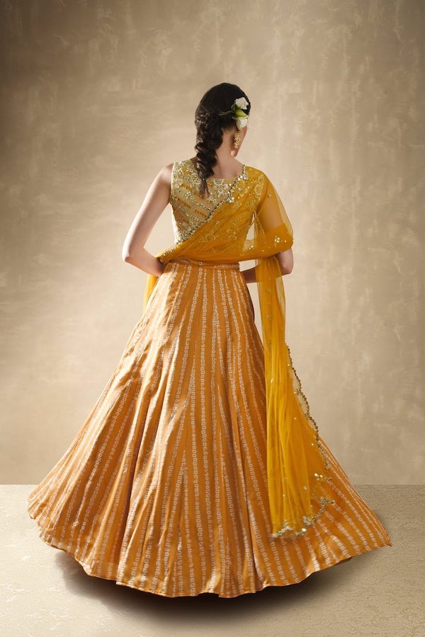 Marigold lehenga set