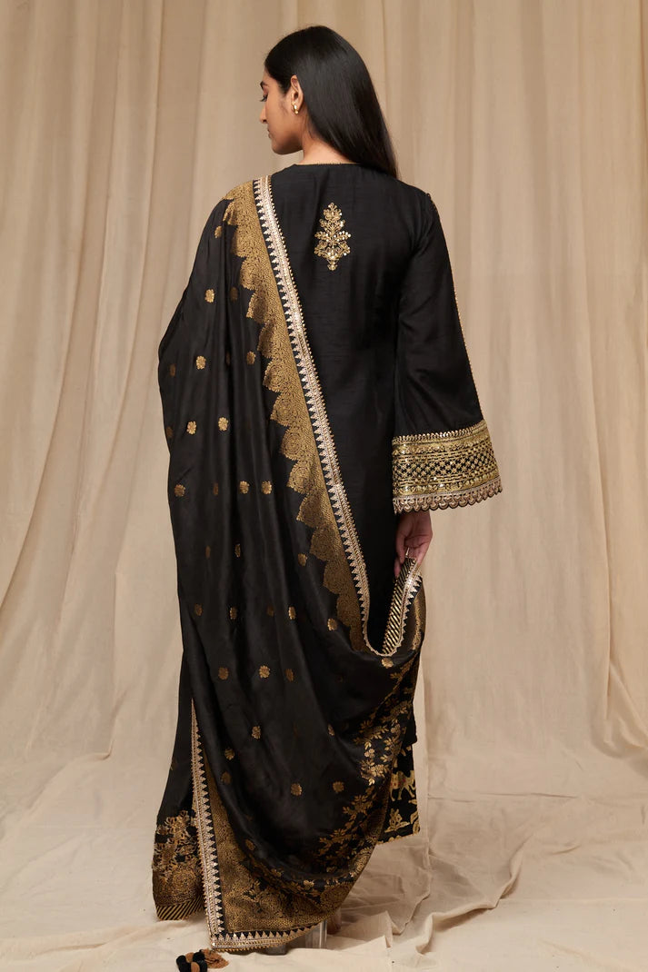 Black Oasis Culotte Set