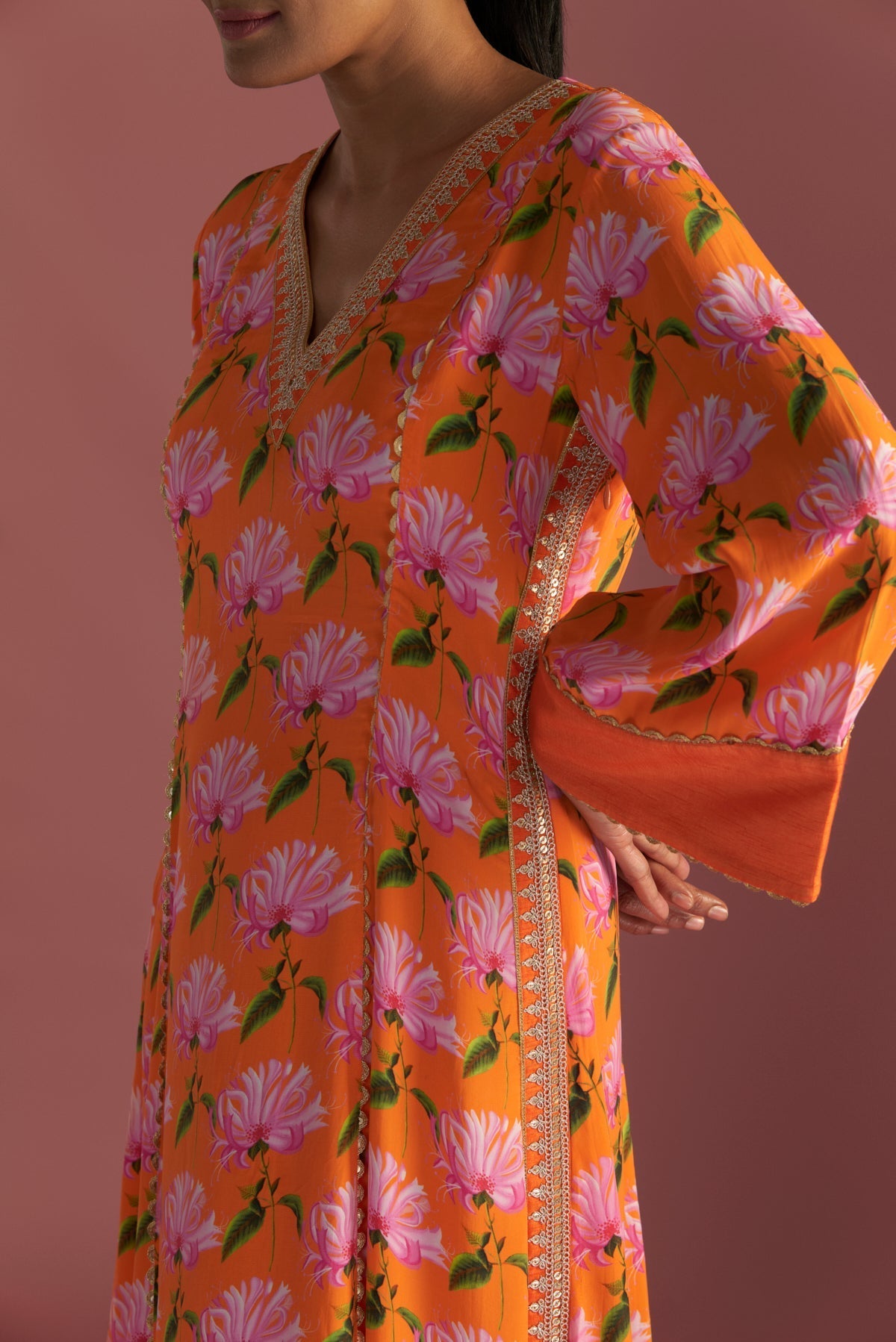 ORANGE MIST KAFTAN