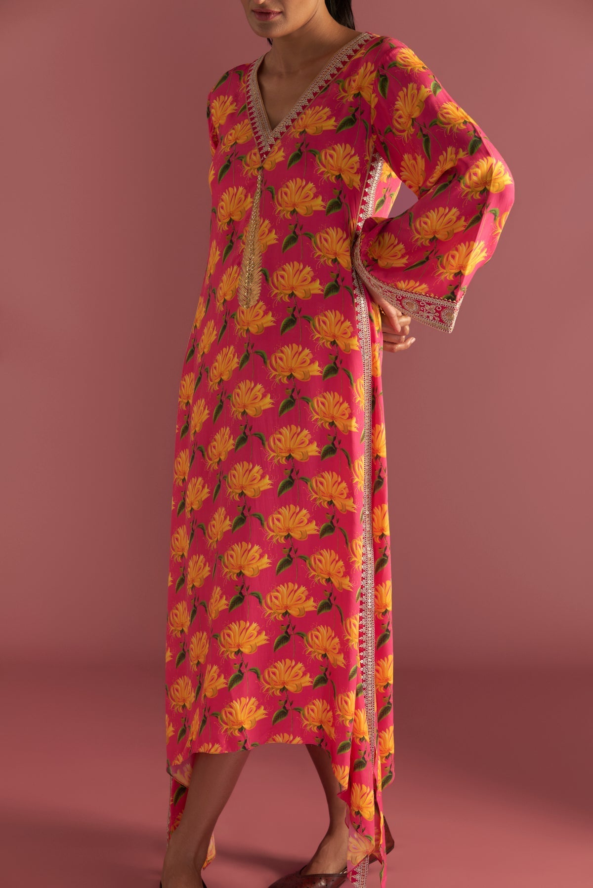 BERRY PINK MIST KAFTAN