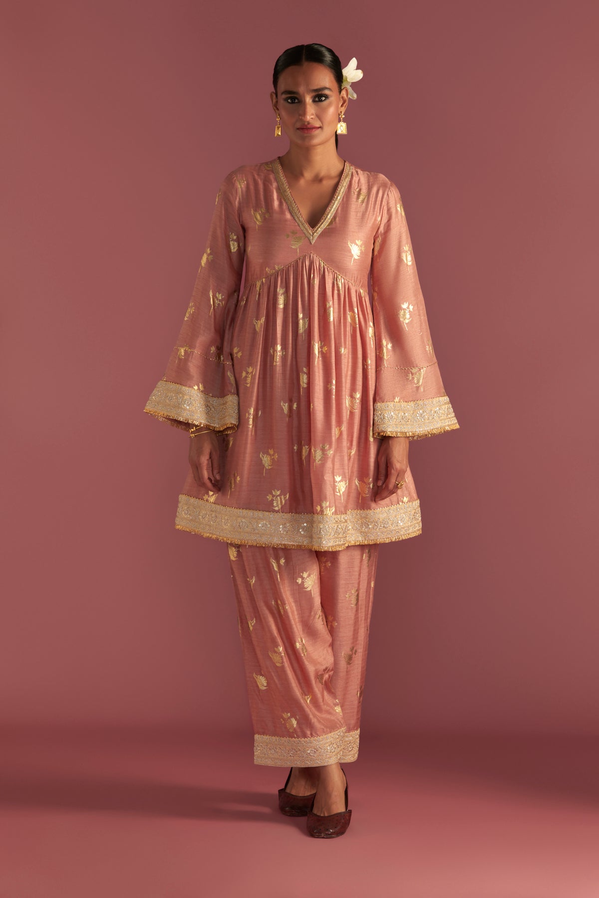 SALMON IRISBUD SALWAR SET