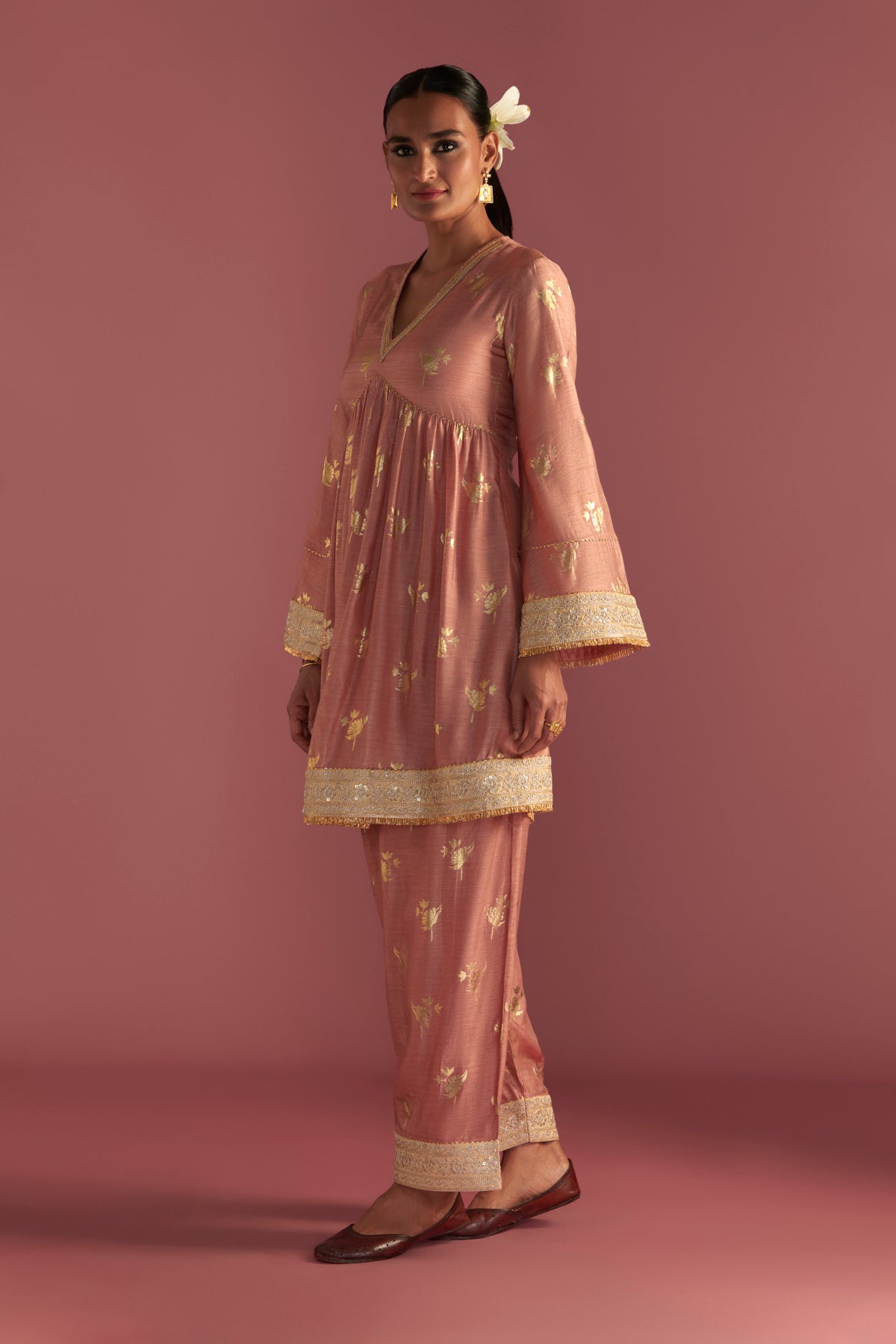 SALMON IRISBUD SALWAR SET