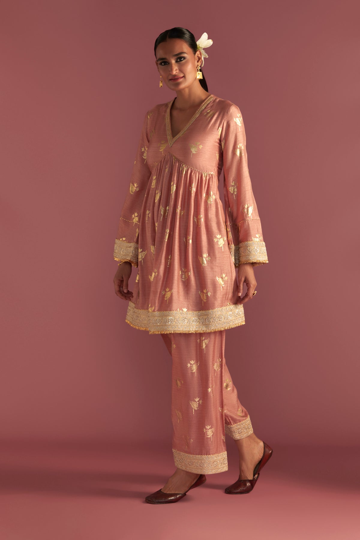 SALMON IRISBUD SALWAR SET