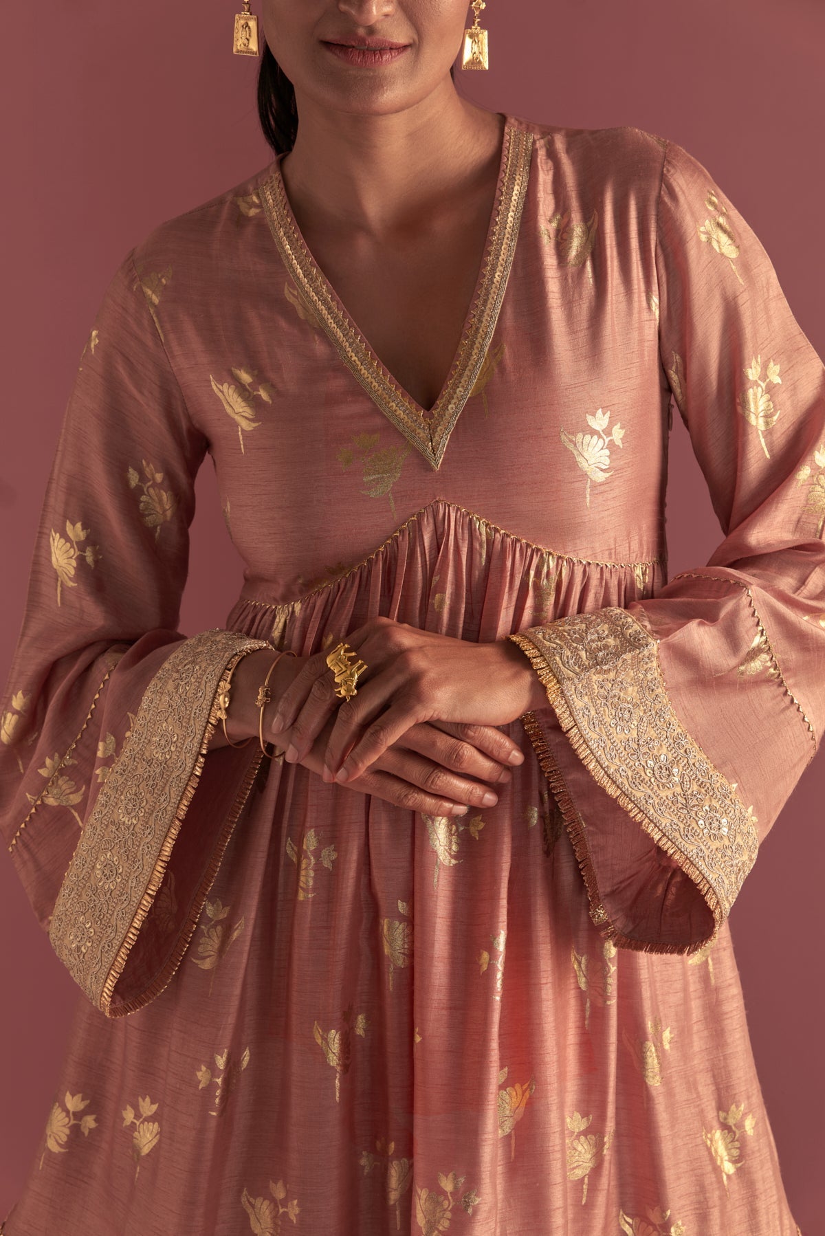 SALMON IRISBUD SALWAR SET