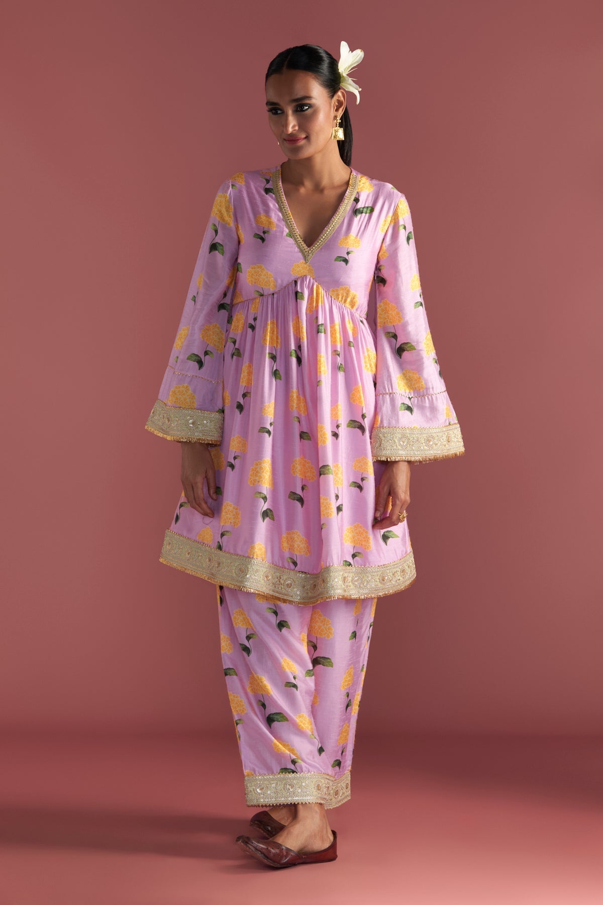 BLUSH HONEYCOMB SALWAR SET