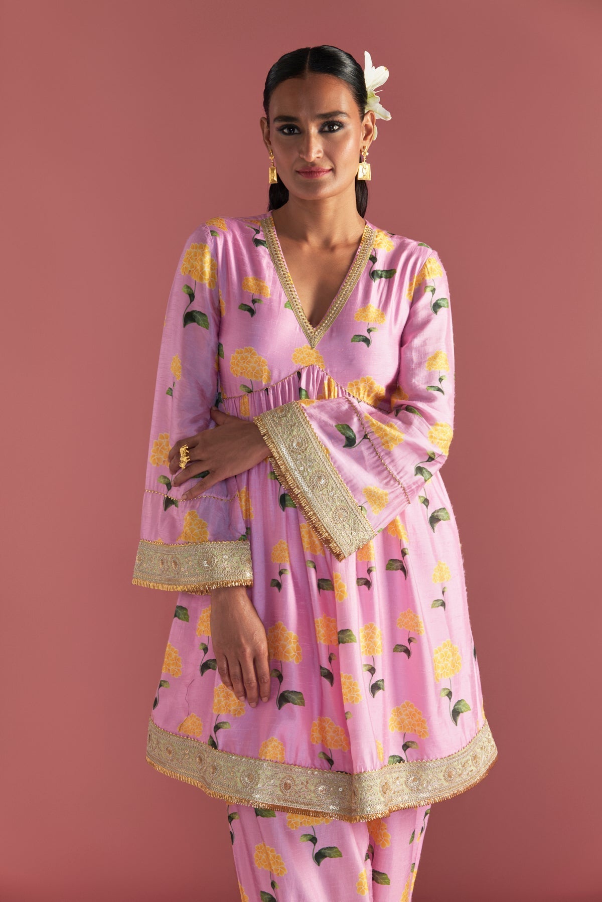 BLUSH HONEYCOMB SALWAR SET