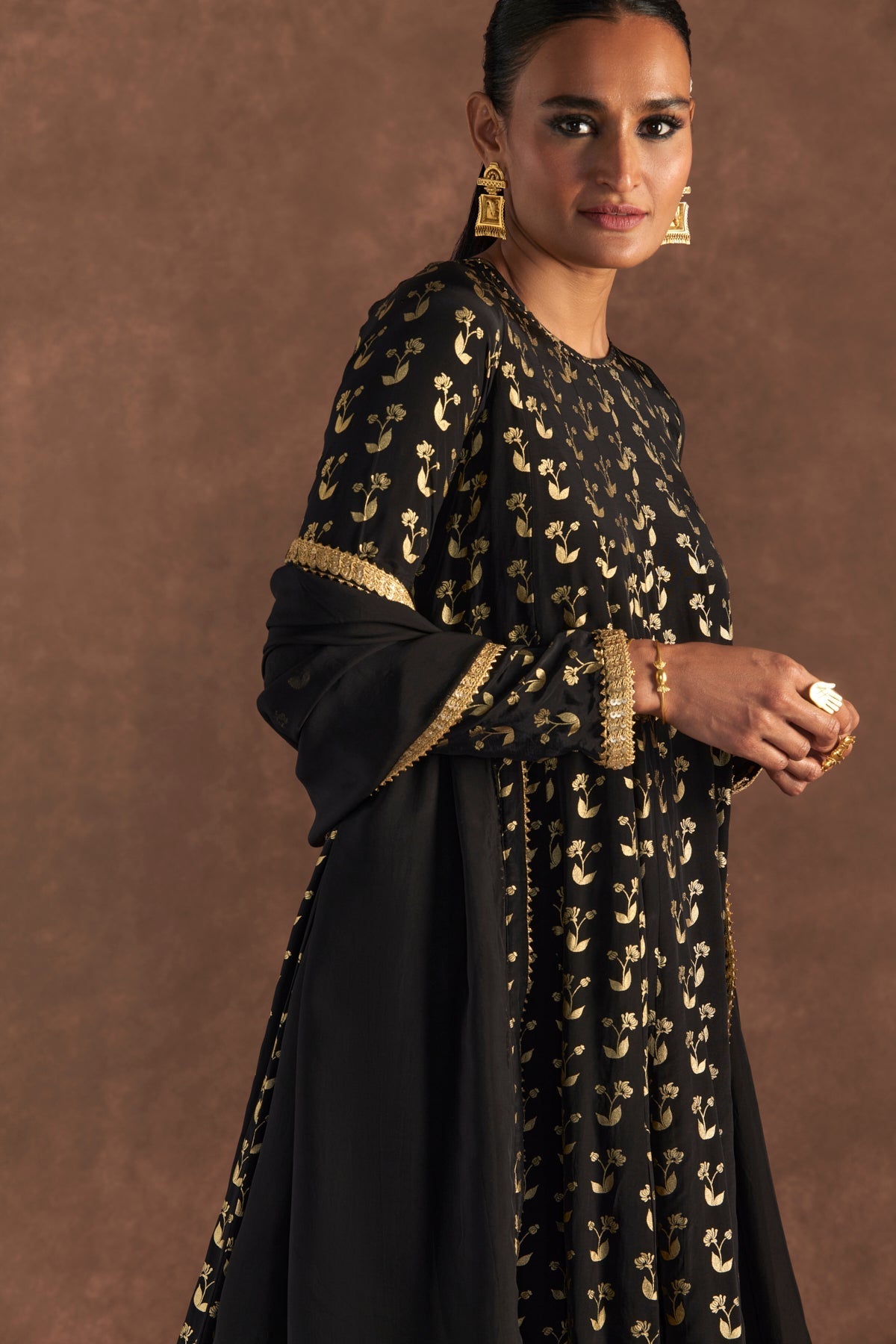 BLACK SPRINGBUD CULOTTE SET