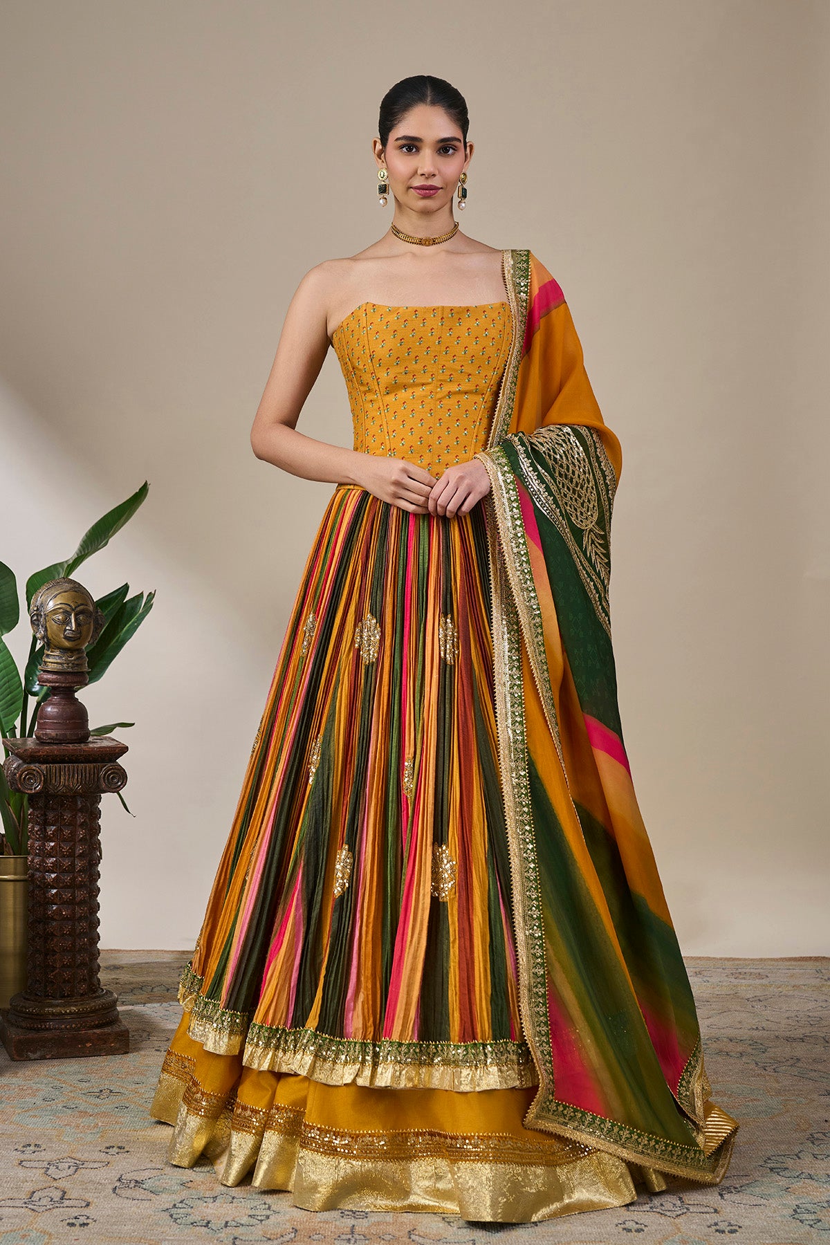 Pachranga Lehenga Set