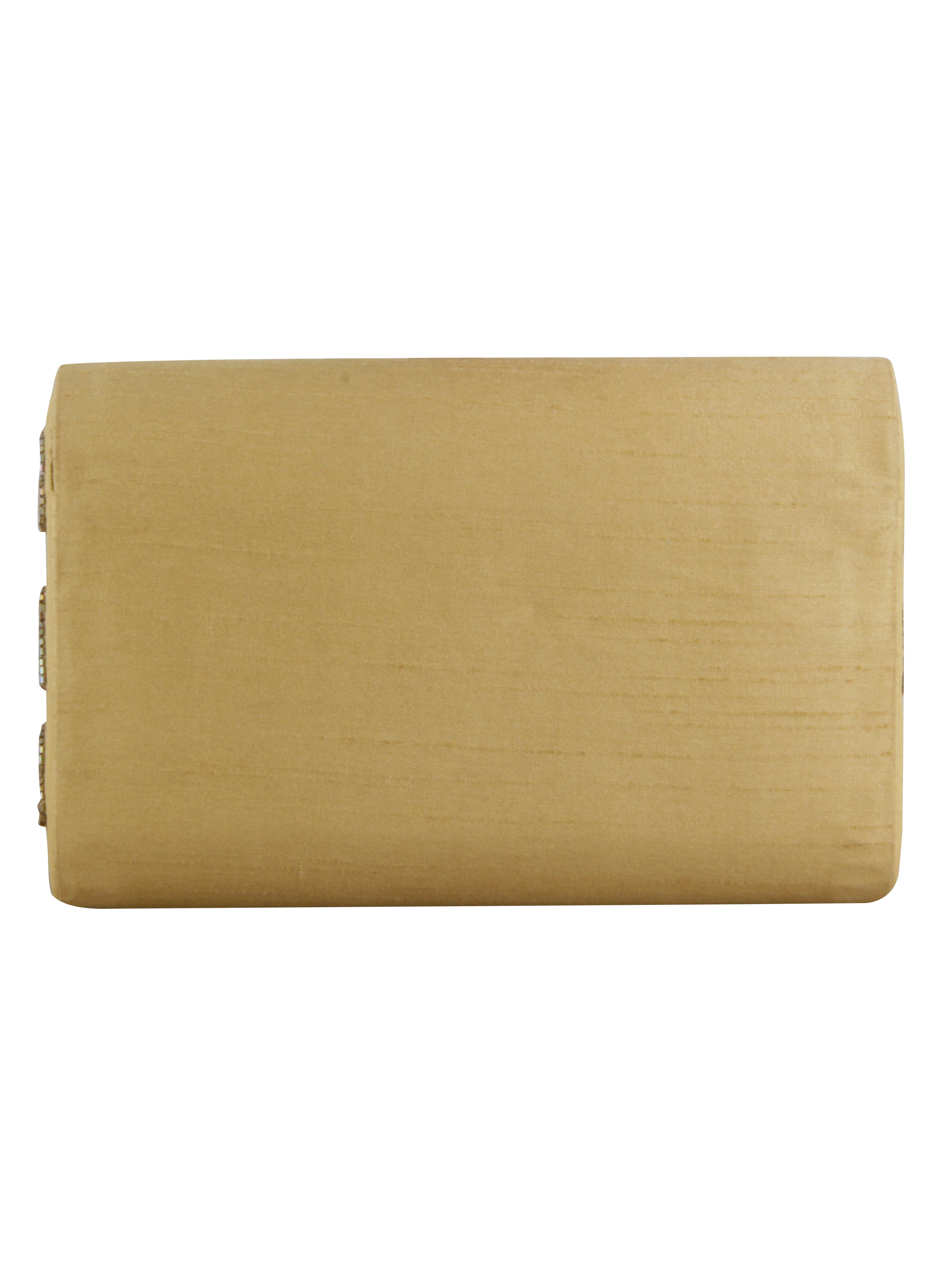 Mustard gold clutch