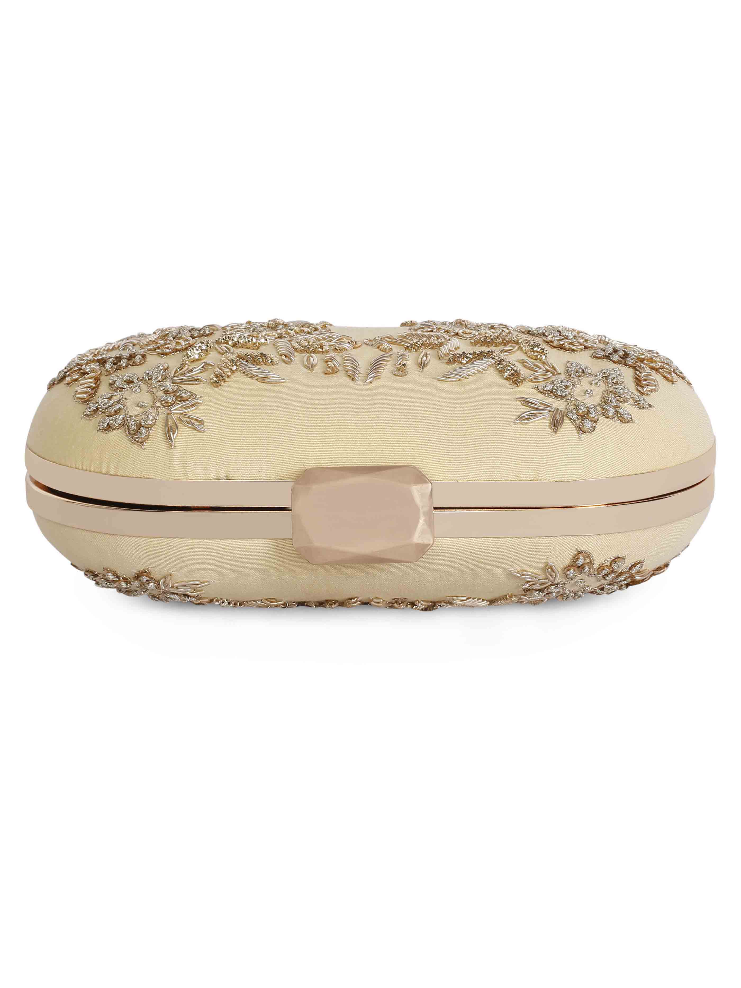 Zardosi oblong clutch