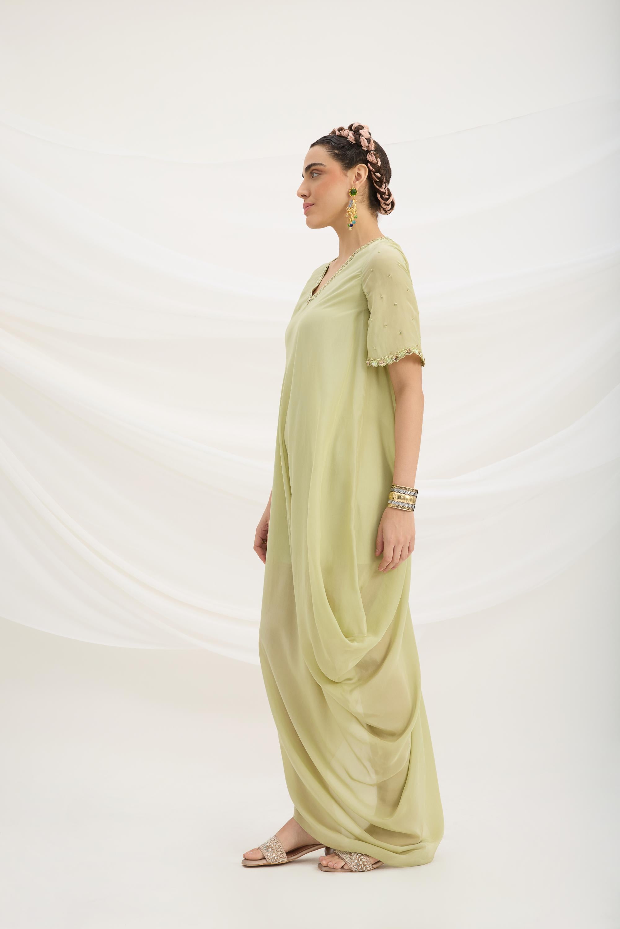 DRAPE DRESS