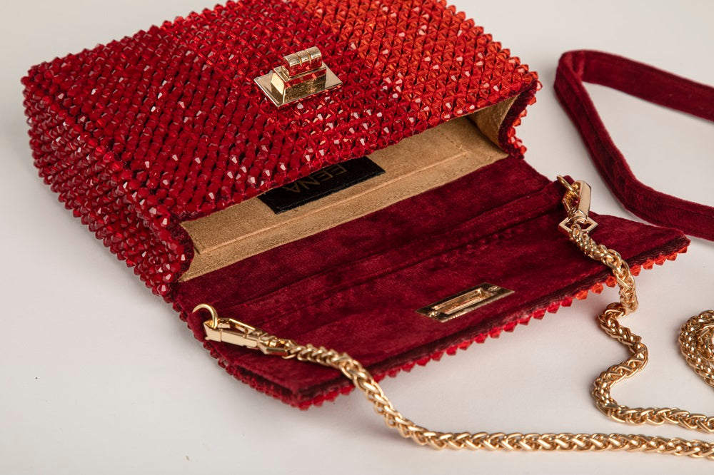 MIRAI CLUTCH-RED
