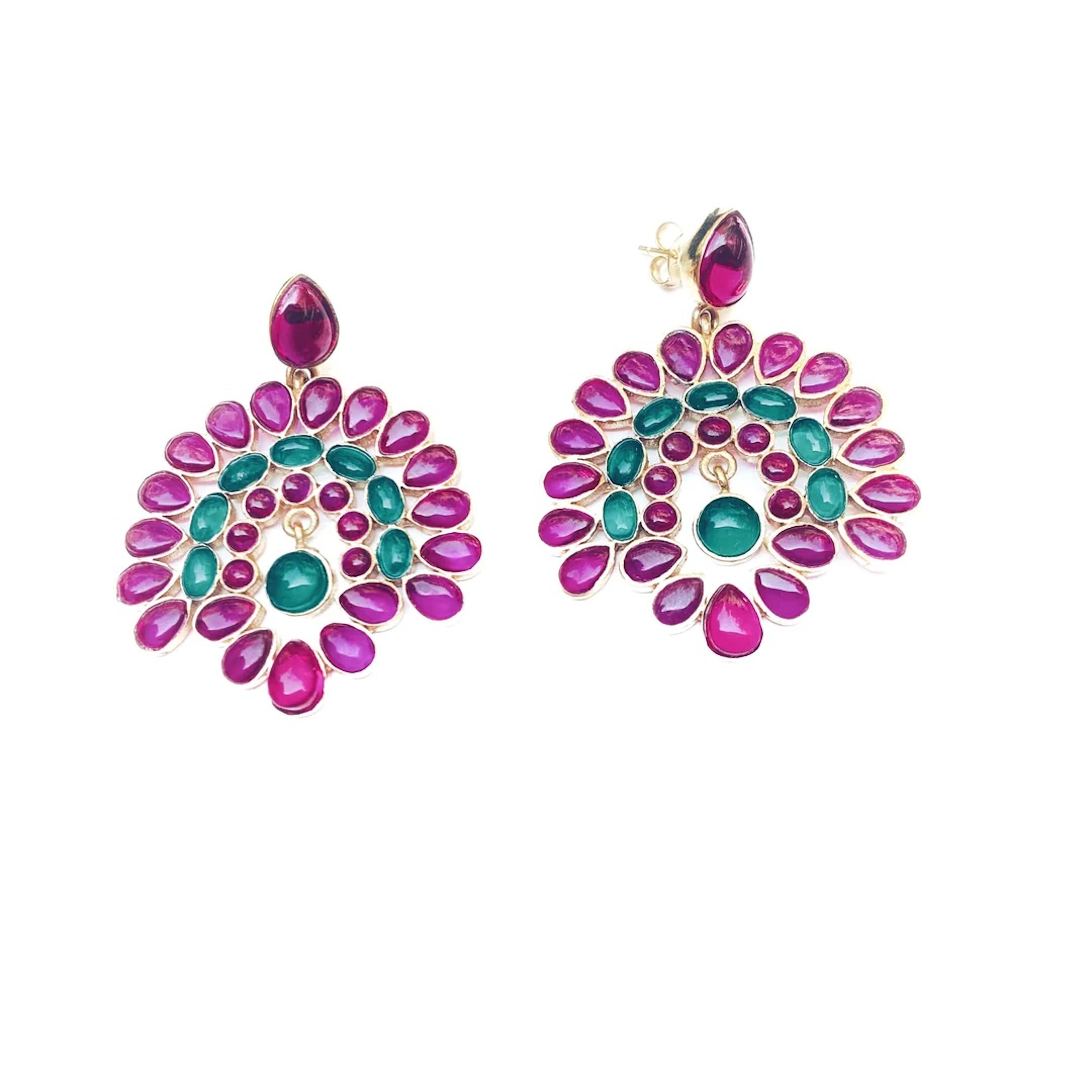 Peacock Earrings