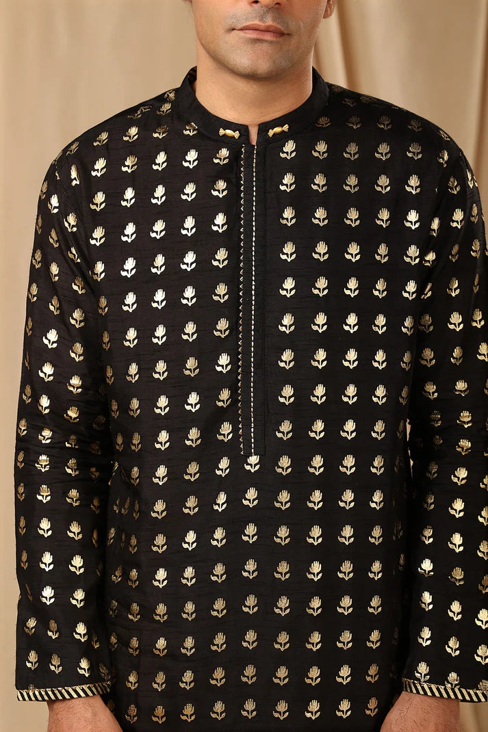 Black Wallflower Kurta