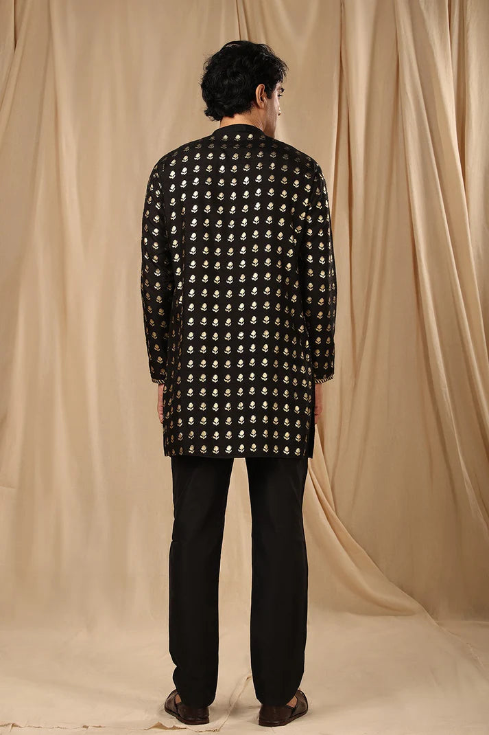 Black Wallflower Kurta