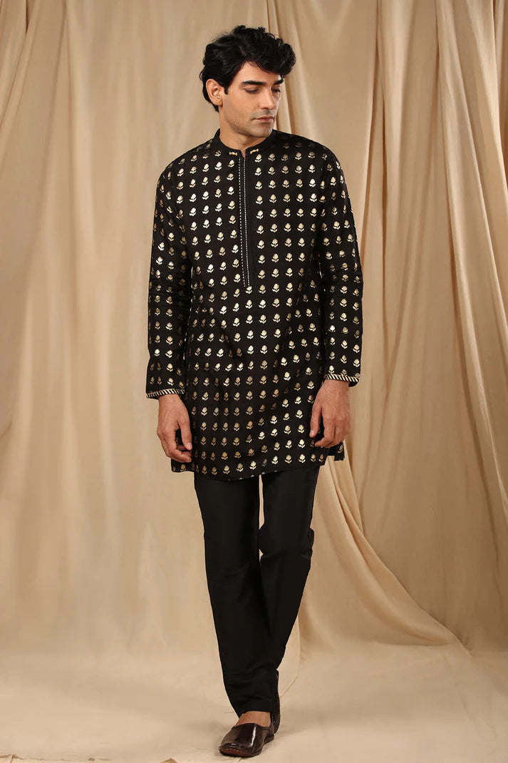 Black Wallflower Kurta