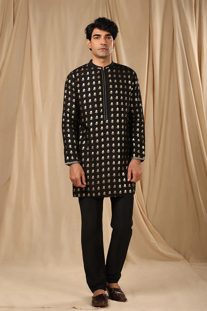 Black Wallflower Kurta