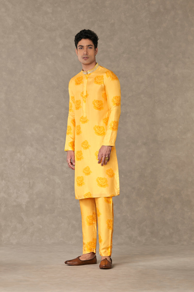 Yellow Gulaab Kurta Set