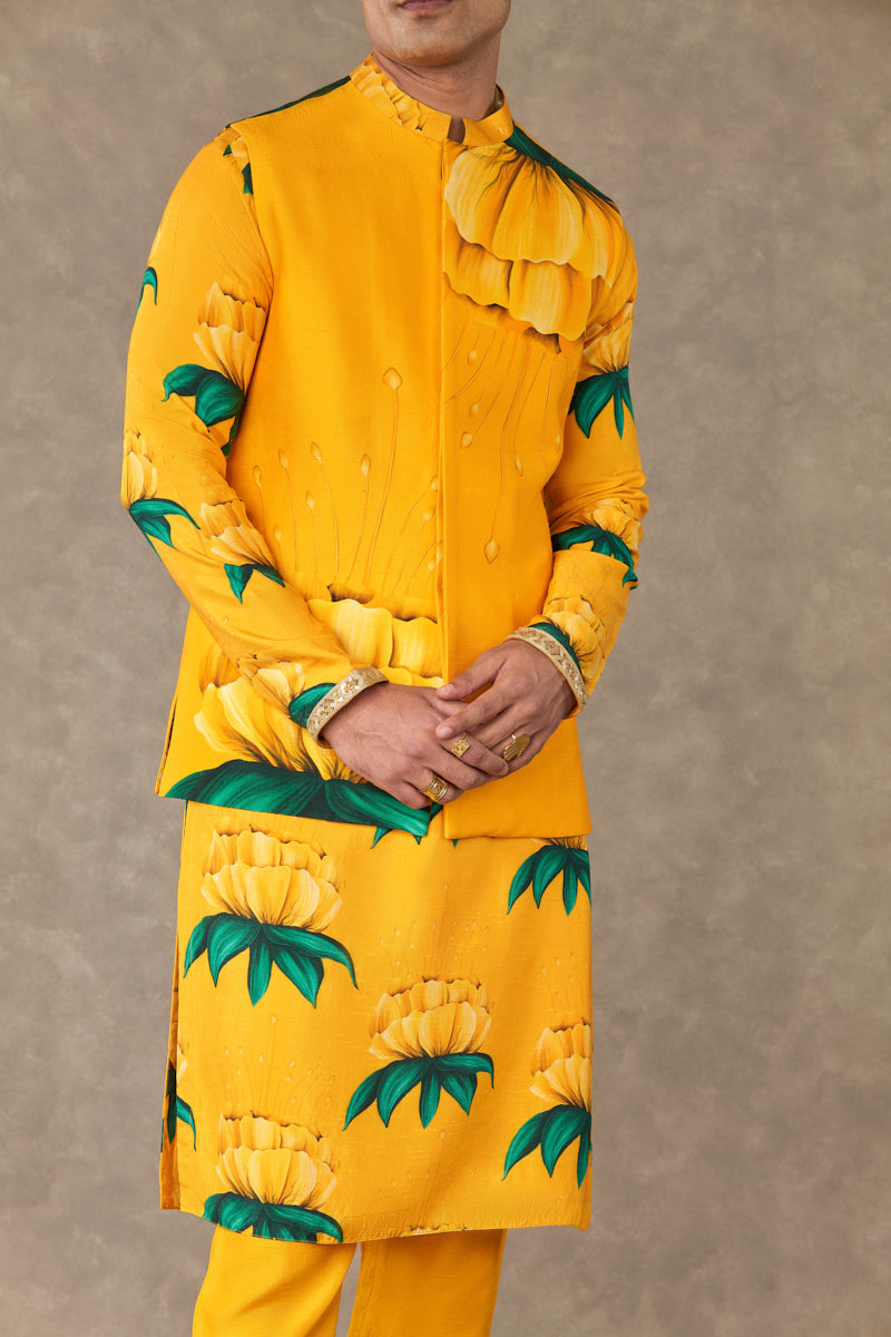 Mustard Masakali Bandi Set