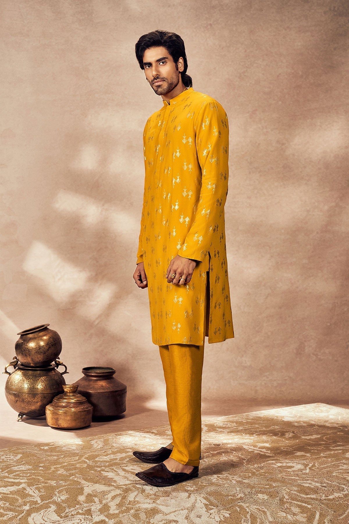 YELLOW MYSTIC KURTA