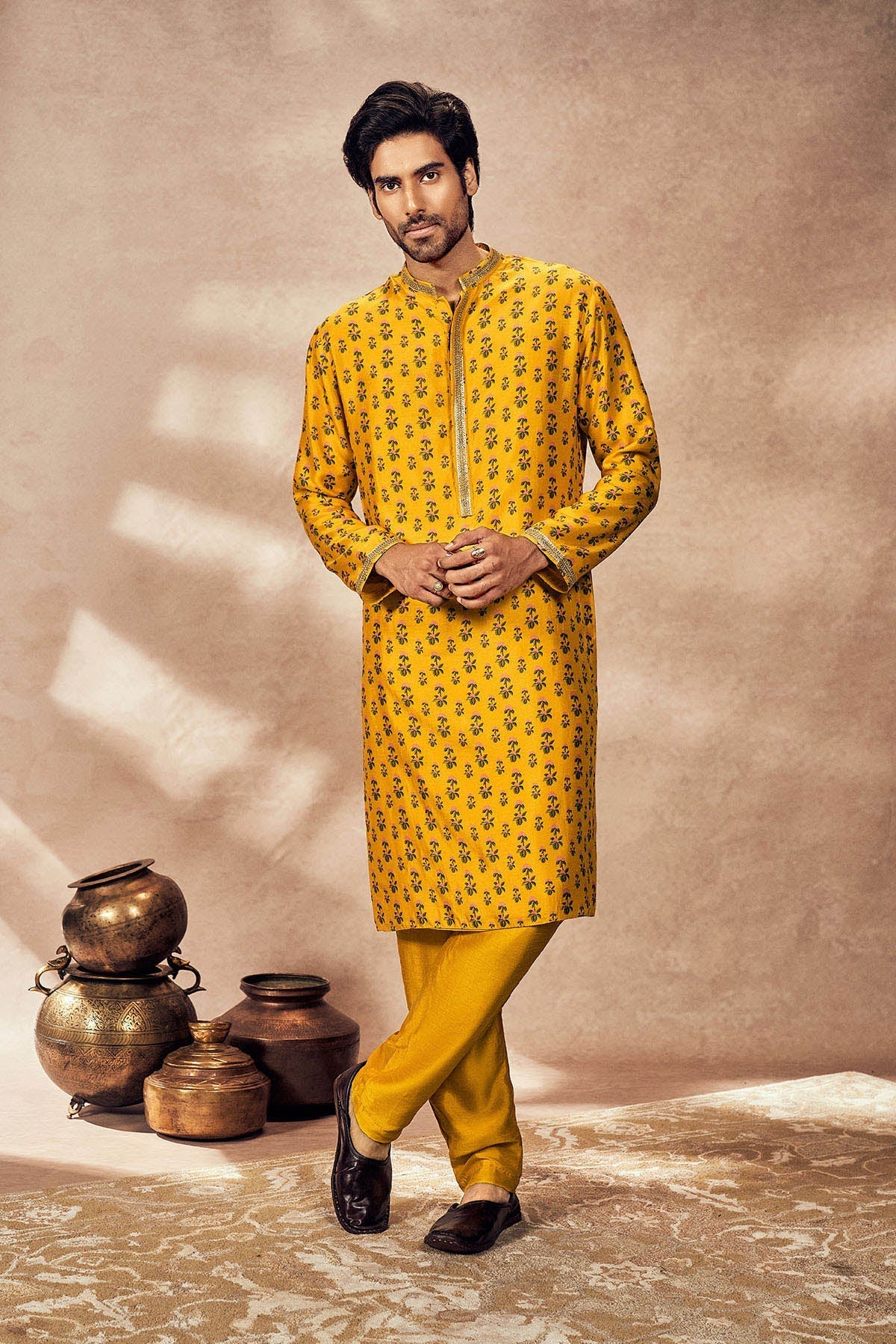 YELLOW PIXIE DUST KURTA