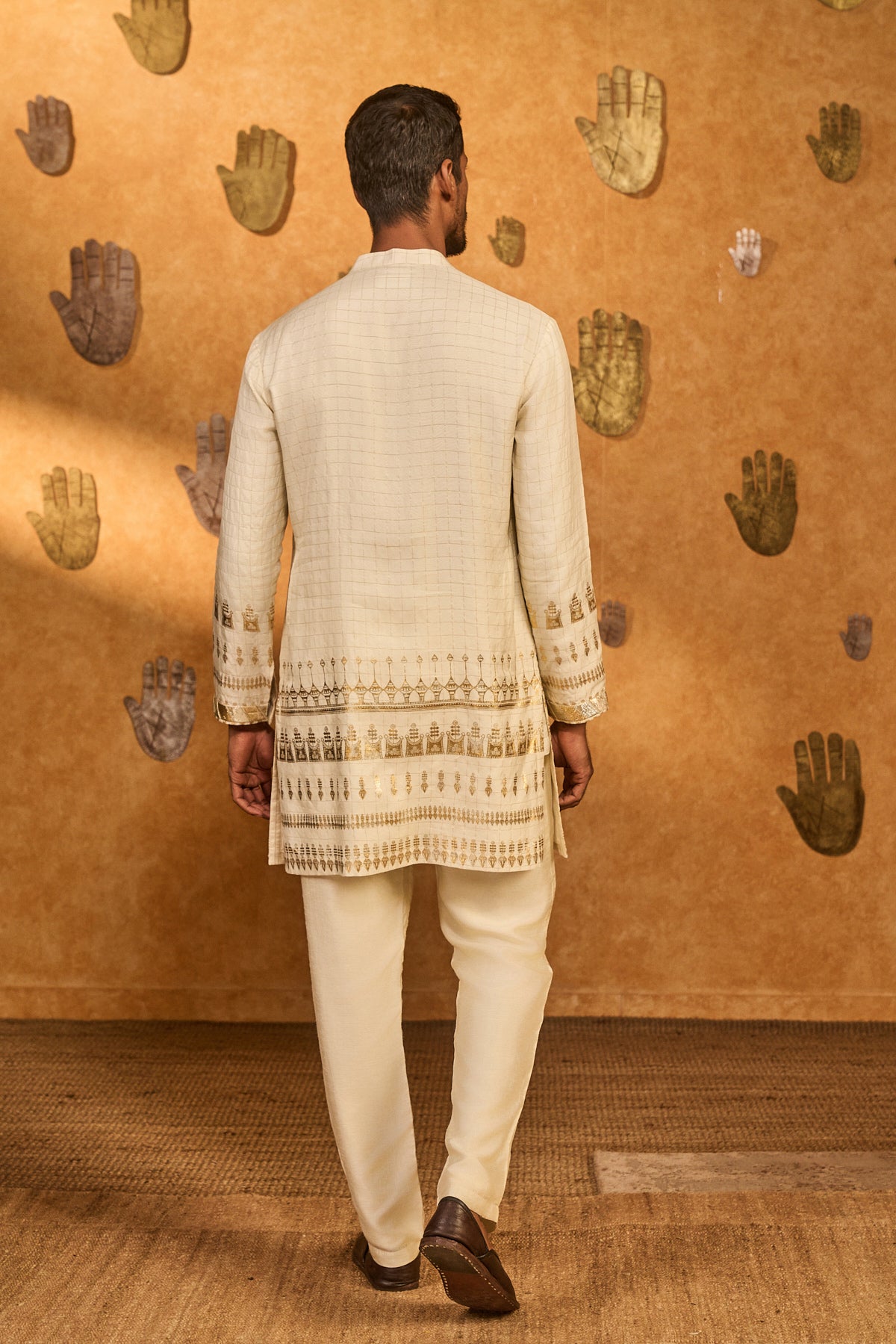 IVORY MIDAS TOUCH KURTA SET