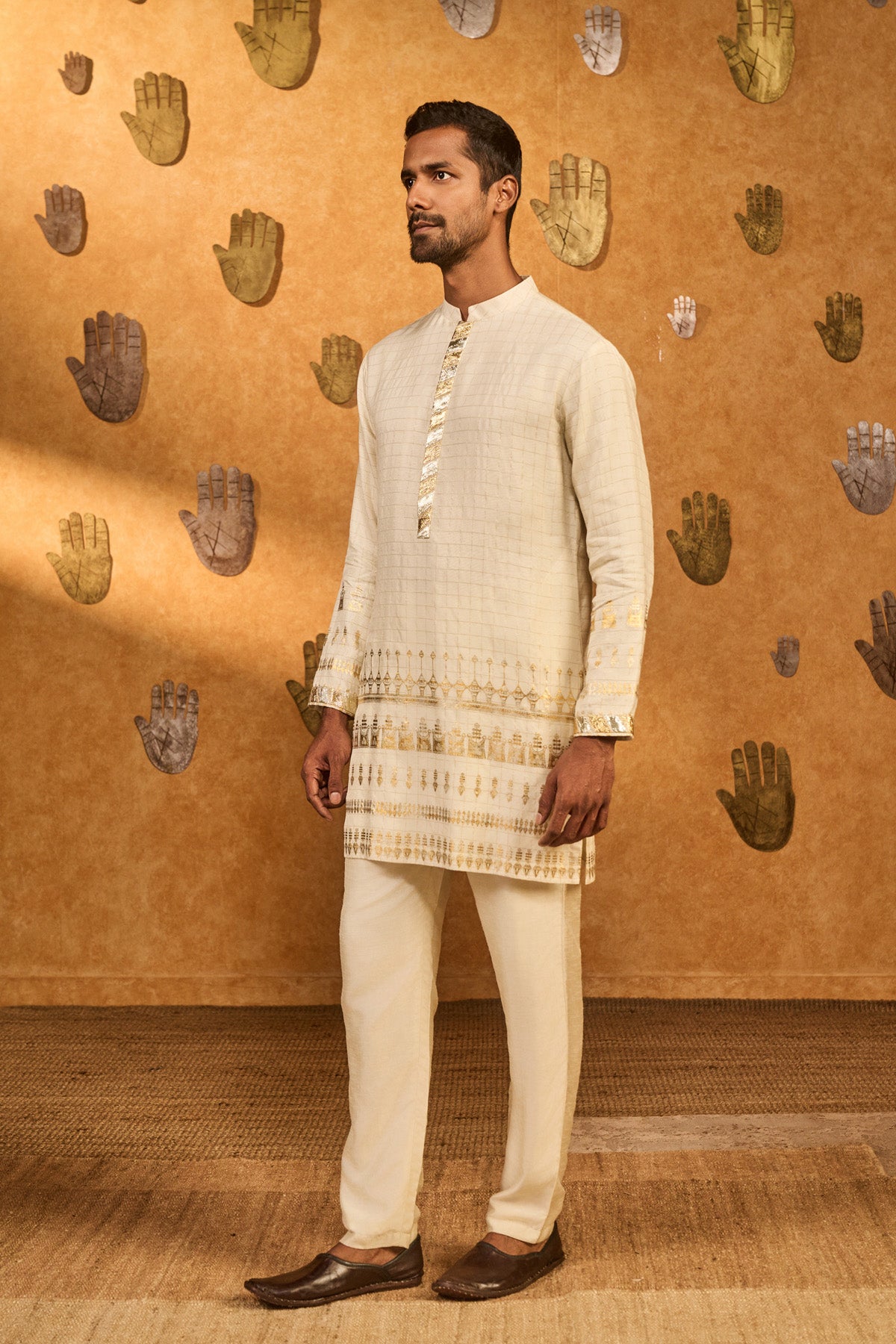 IVORY MIDAS TOUCH KURTA SET