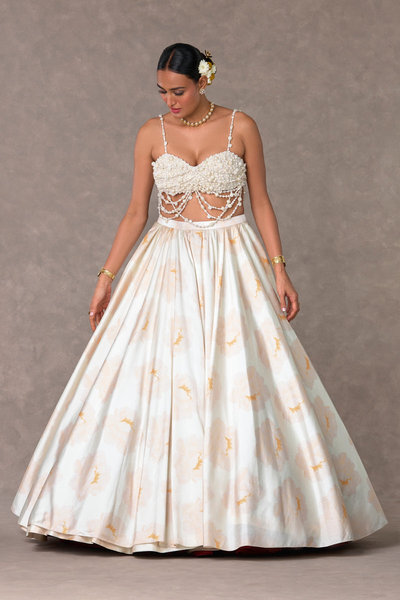 Ivory Nurvi Skirt Set