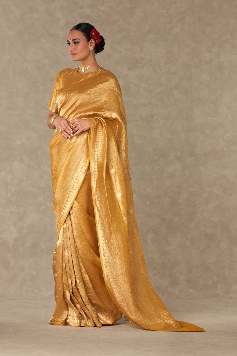 'Sunehri' Tissue Saree