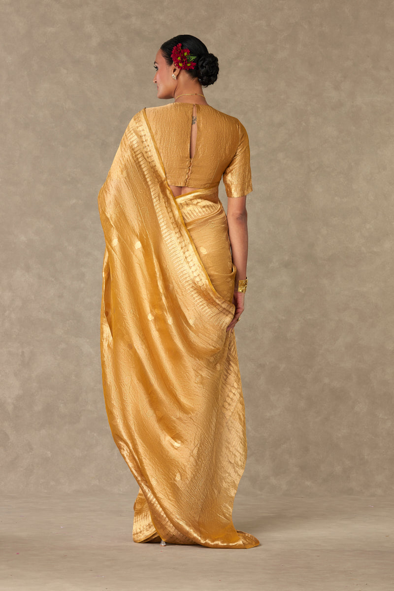 'Sunehri' Tissue Saree