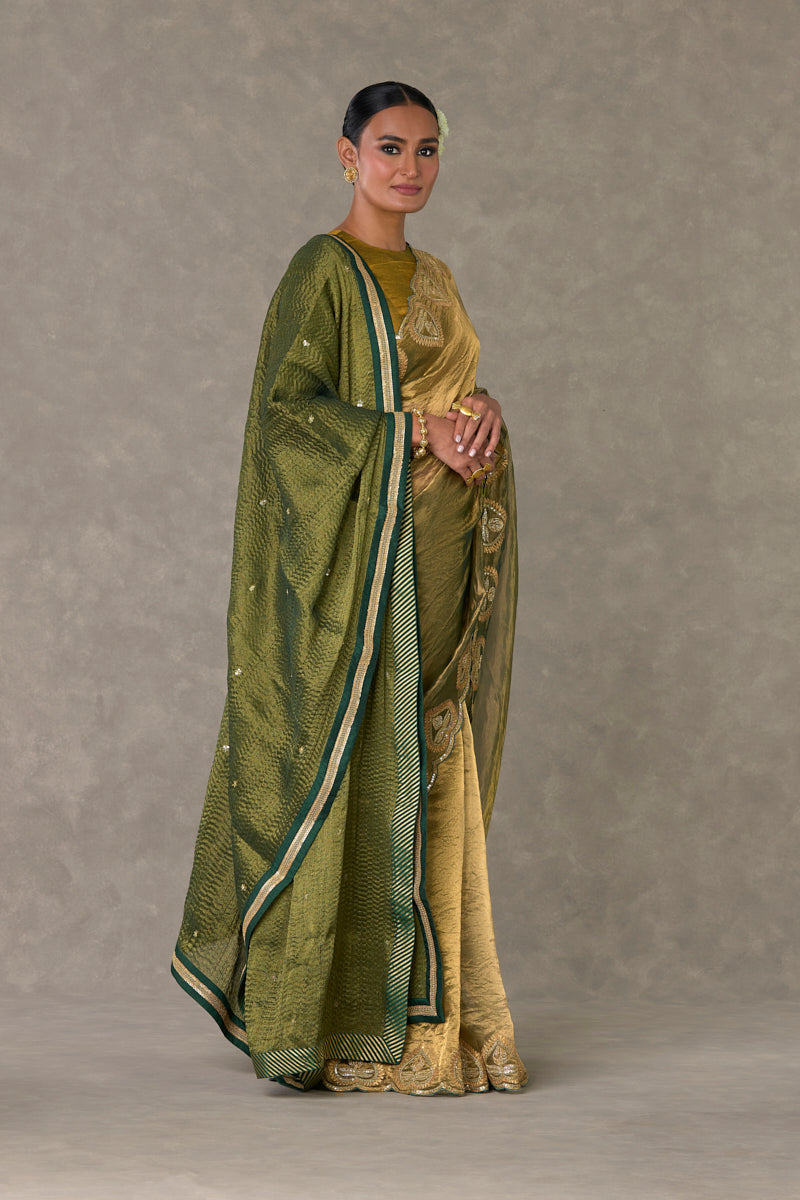'Paan' Tissue Saree
