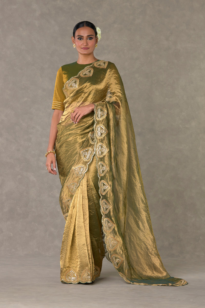'Paan' Tissue Saree