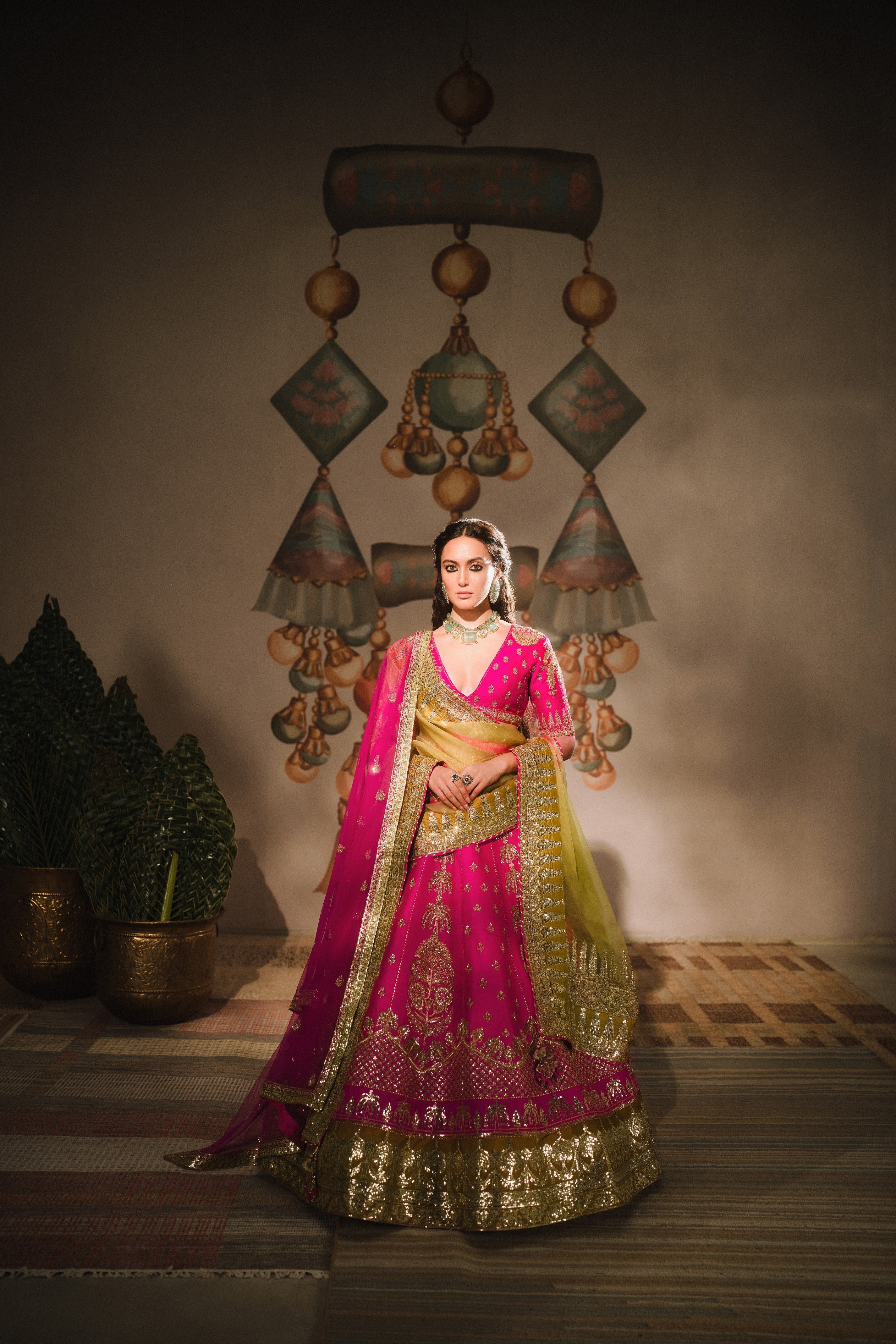 Rose Falooda Lehenga Set
