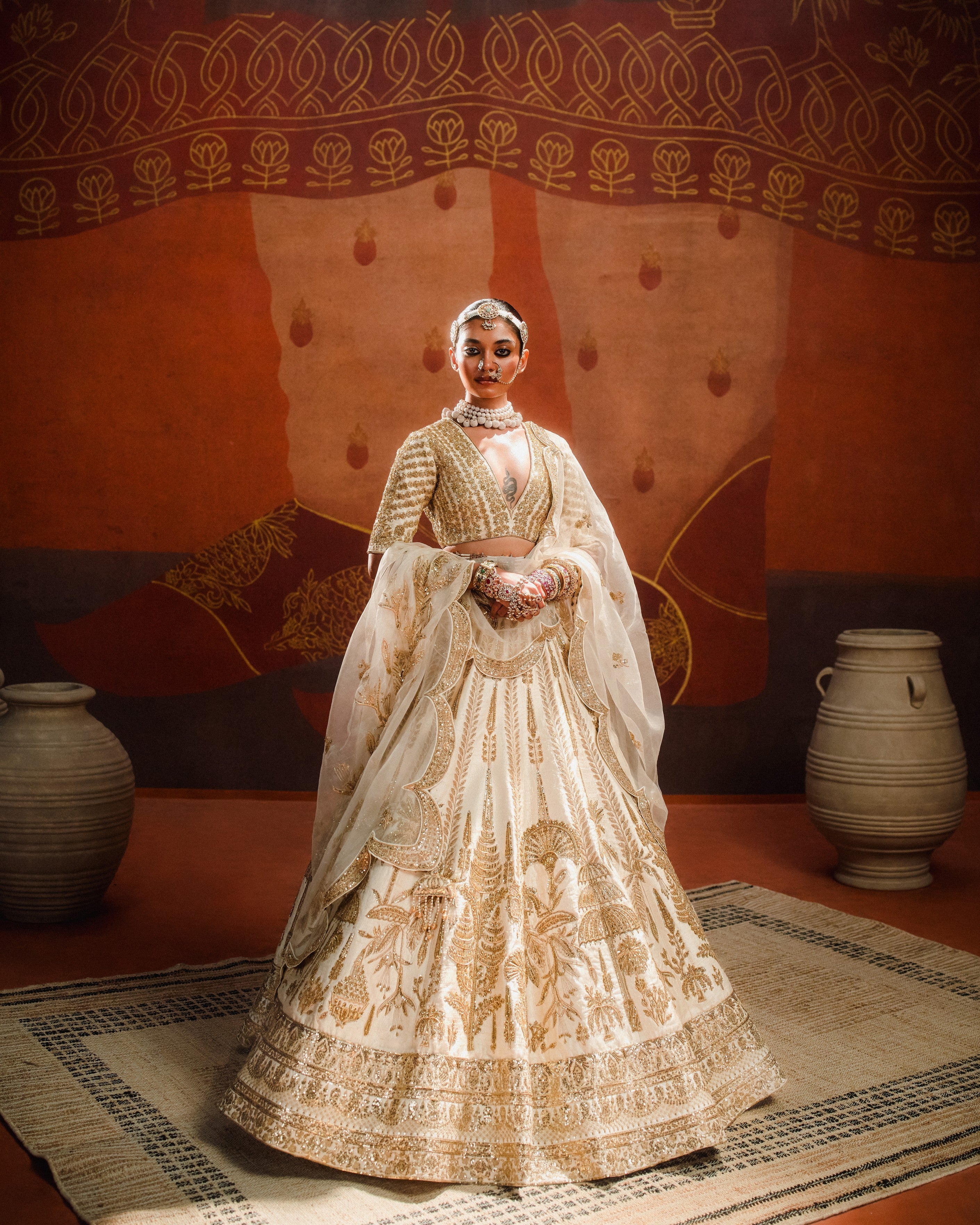 Malai Barfi Lehenga Set