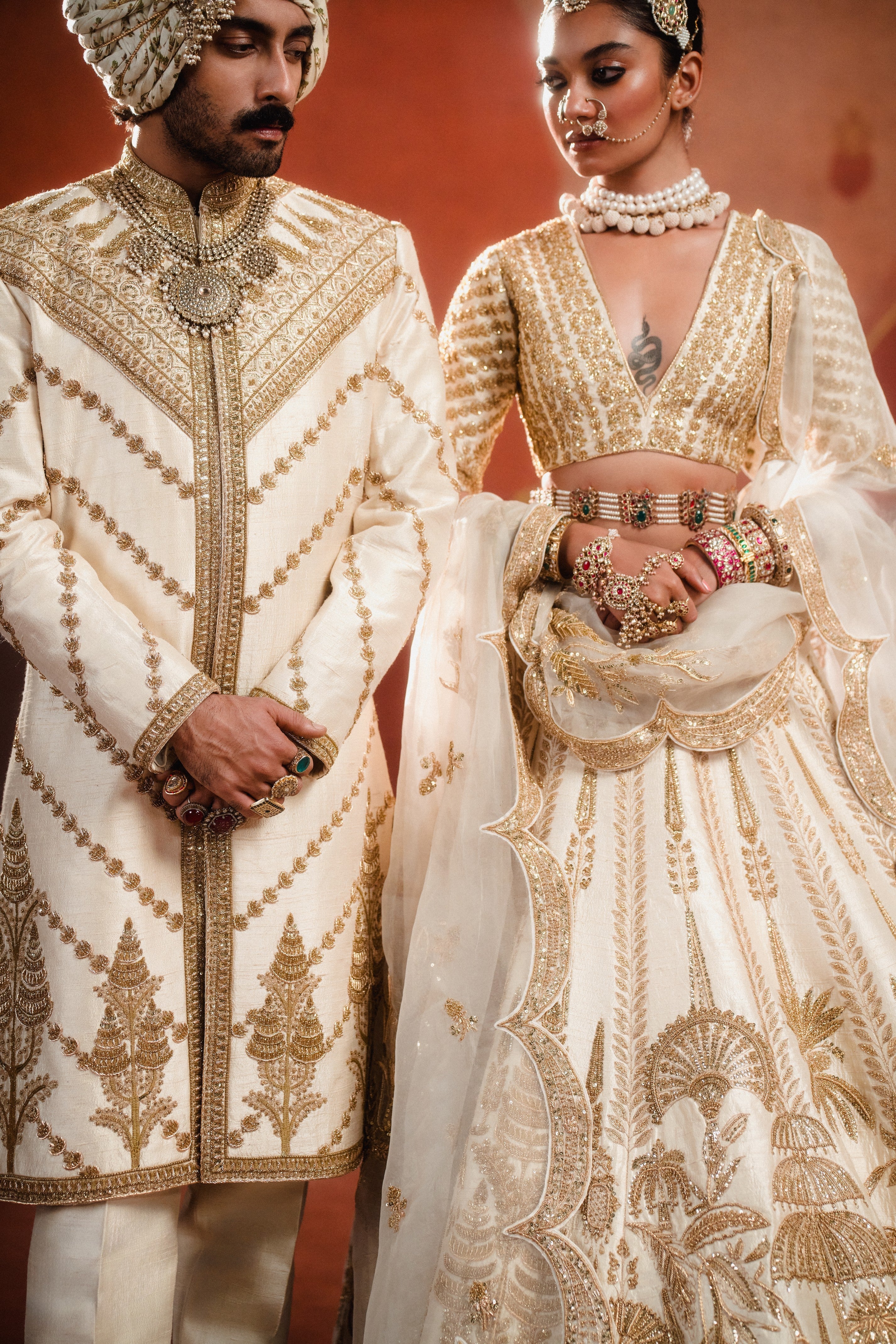 Malai Barfi Lehenga Set