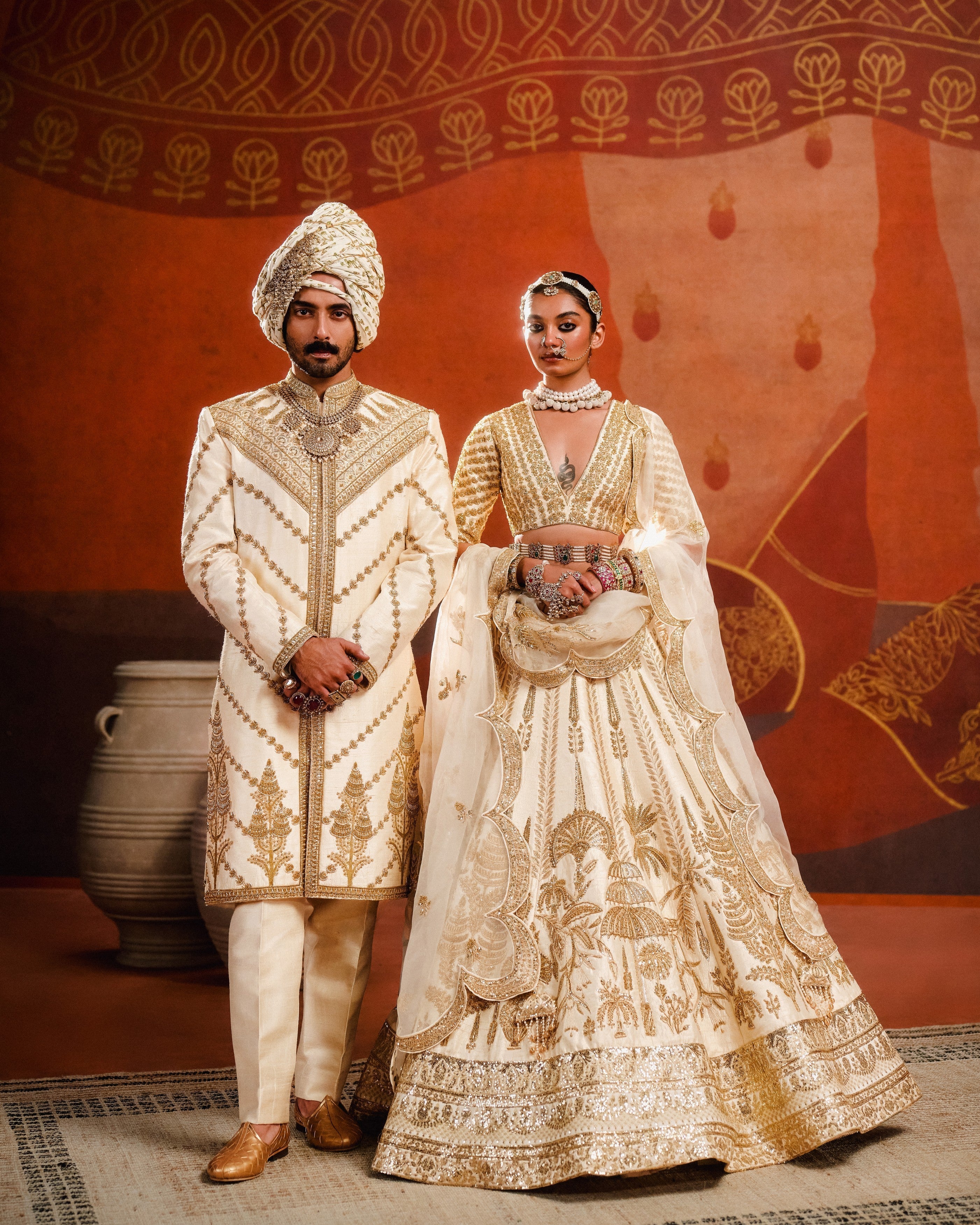 Malai Barfi Lehenga Set