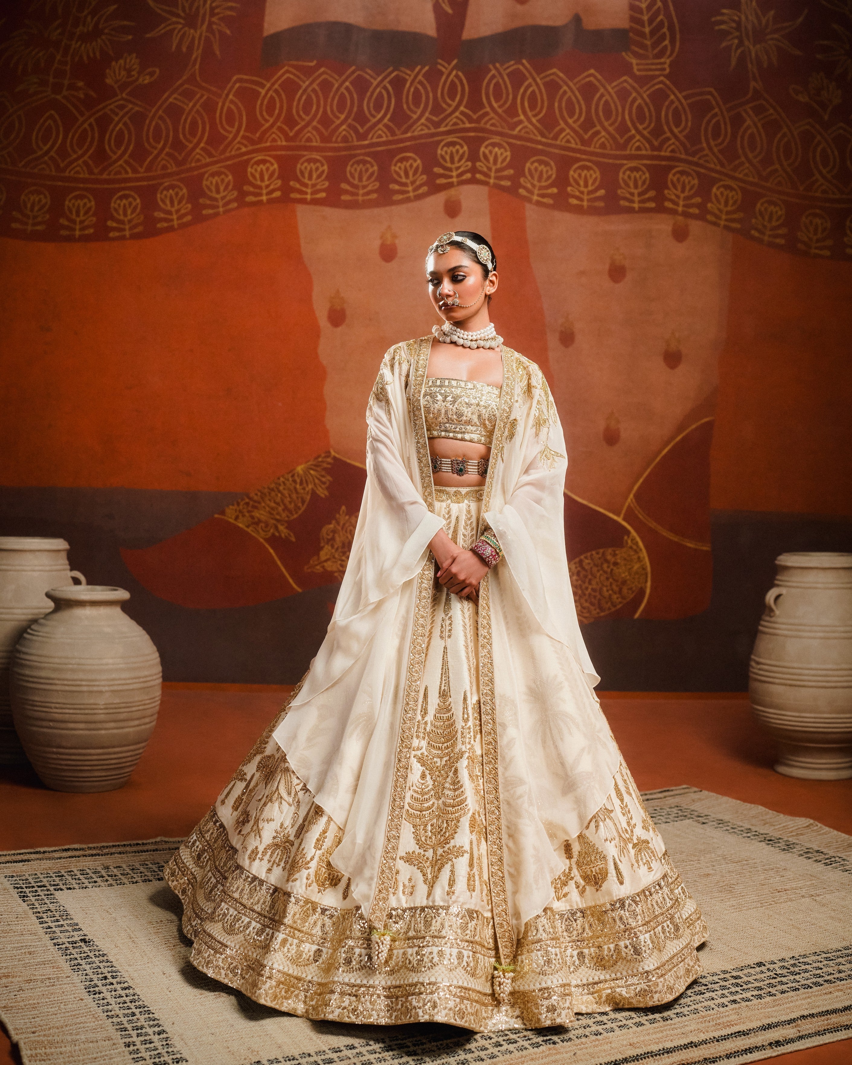 Malai Barfi Lehenga Set