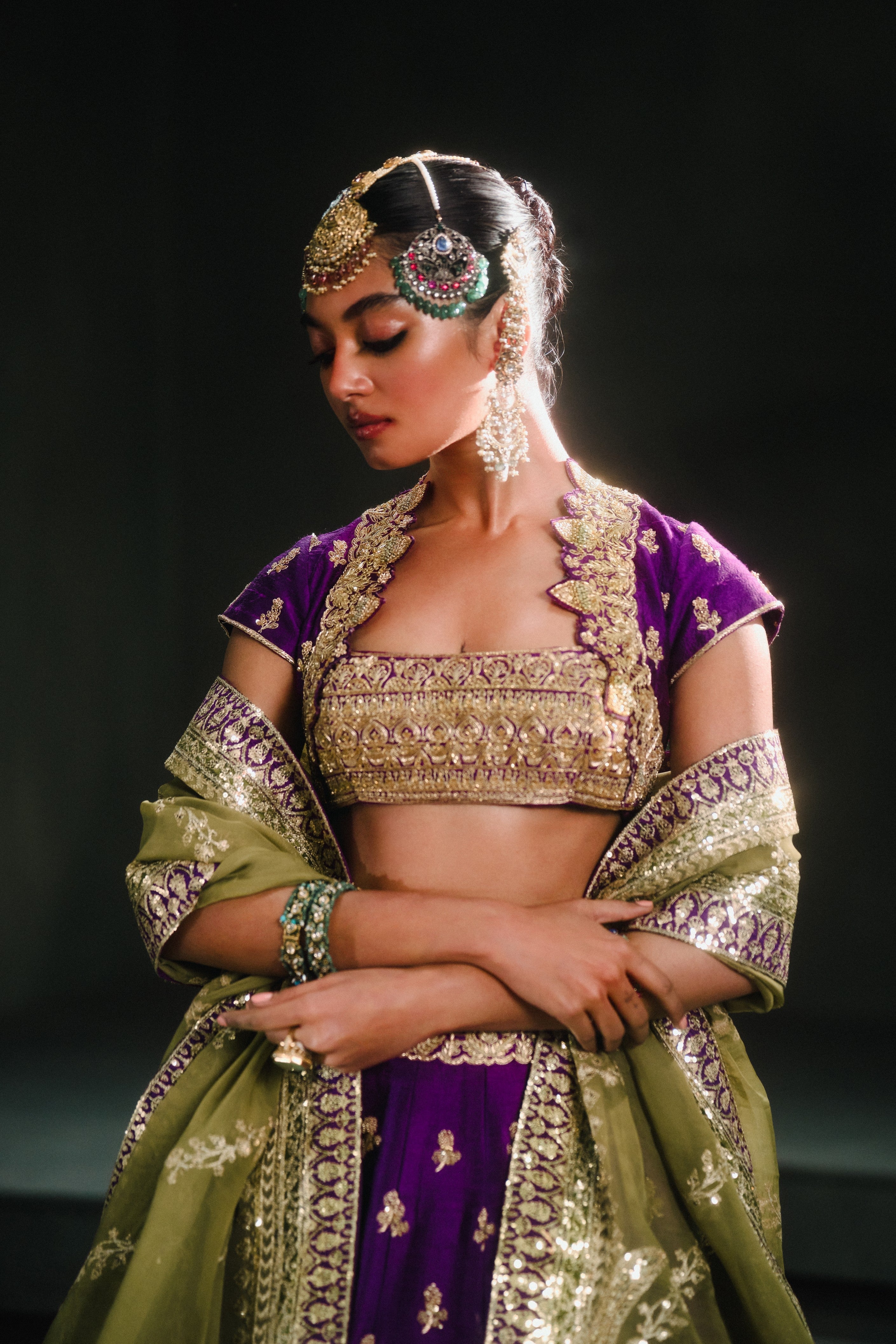 Jamun Fizz Lehenga Set