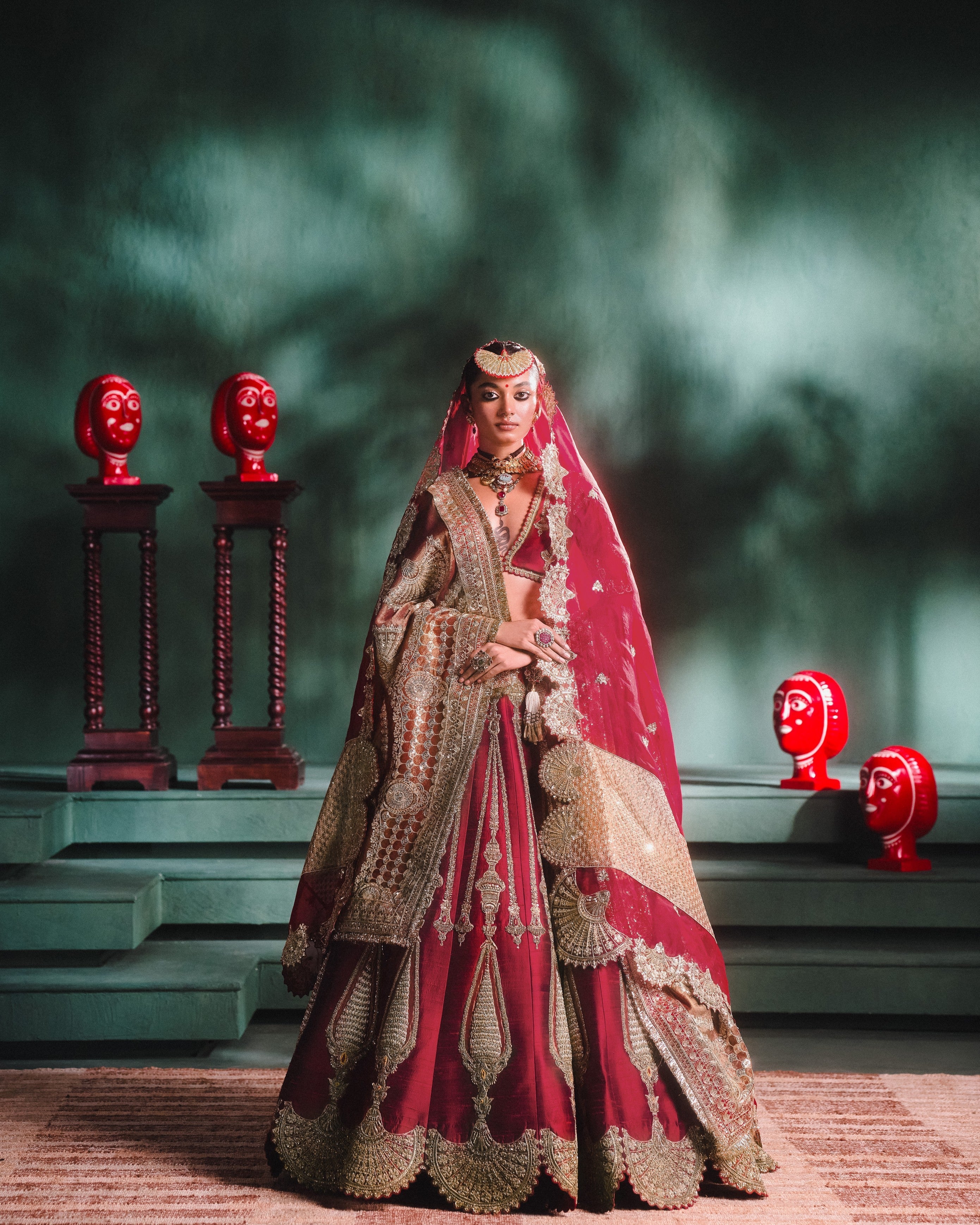The Gajar Halwa Lehenga