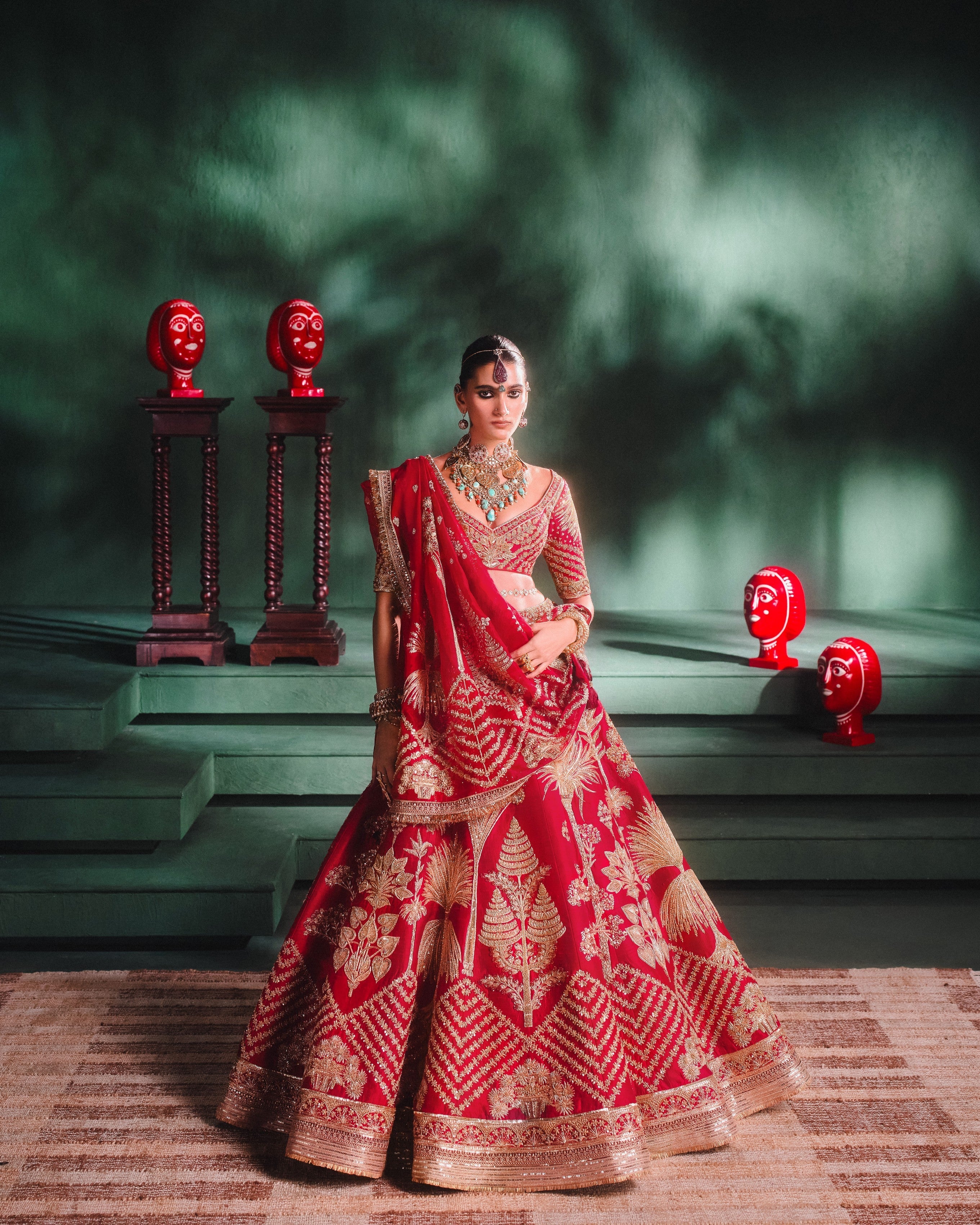 The Aalu Bukhara Lehenga Set