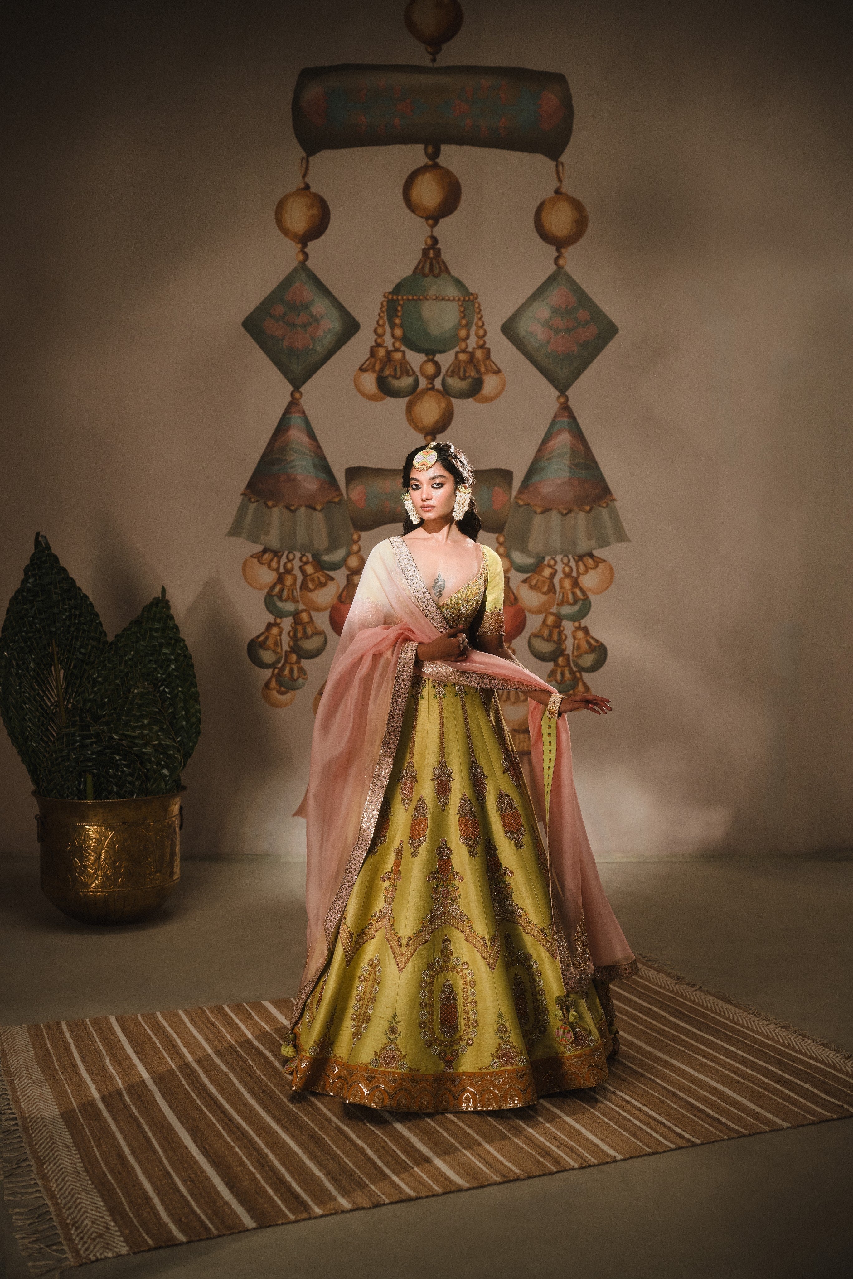 The Pista Kulfi Lehenga