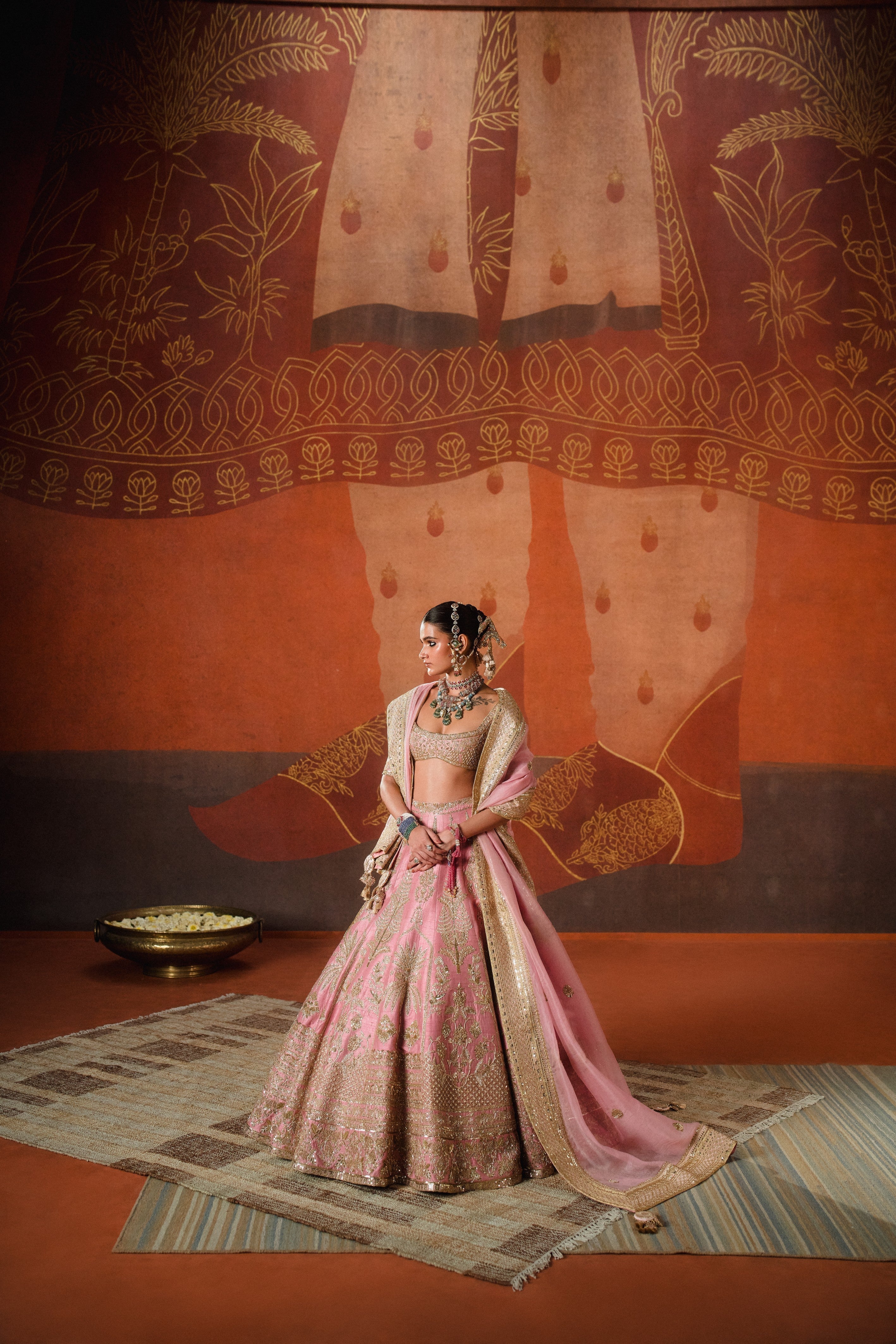 The Gulab Barfi Lehenga