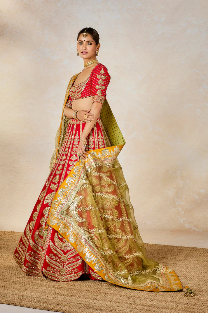 THE BADAMI HALWA LEHENGA SET