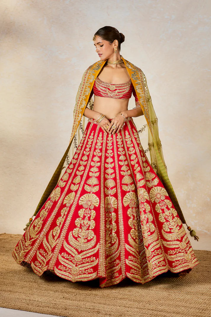THE BADAMI HALWA LEHENGA SET