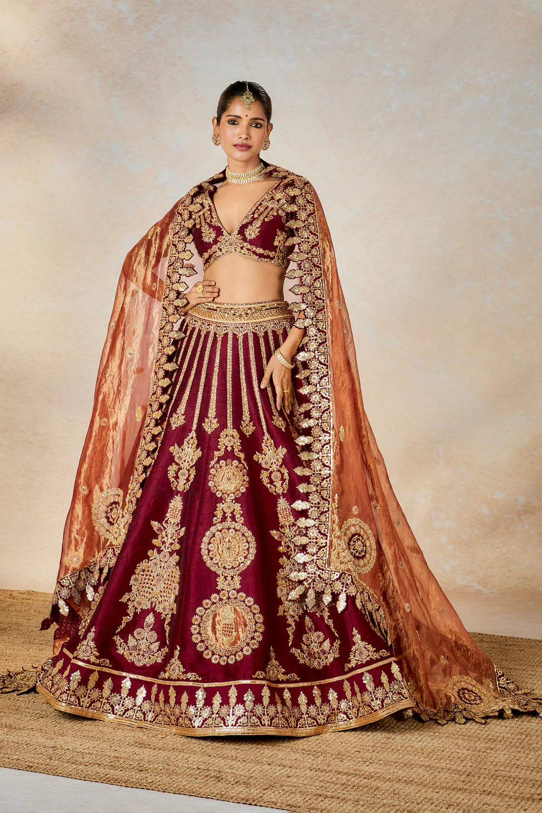 ANJEER KALAKAND LEHENGA SET