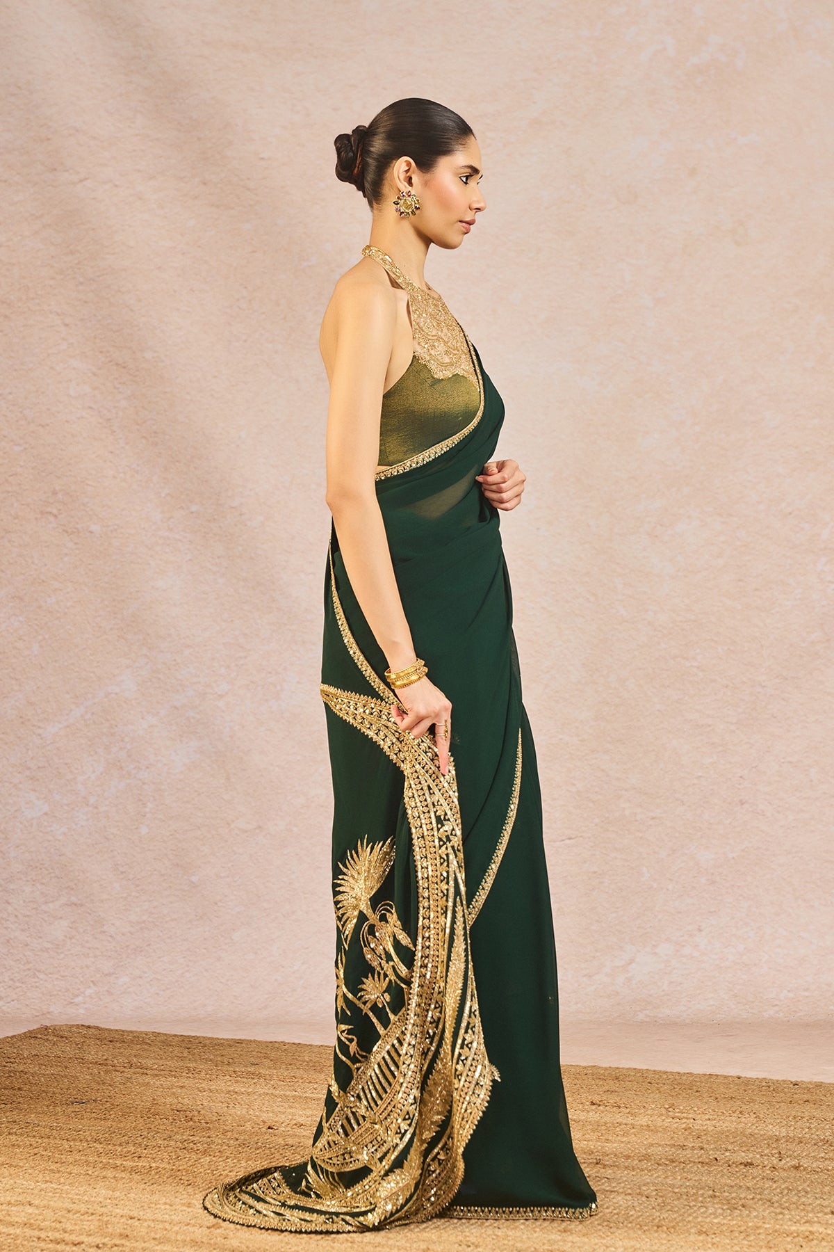 MEHENDI RACHKE SAREE