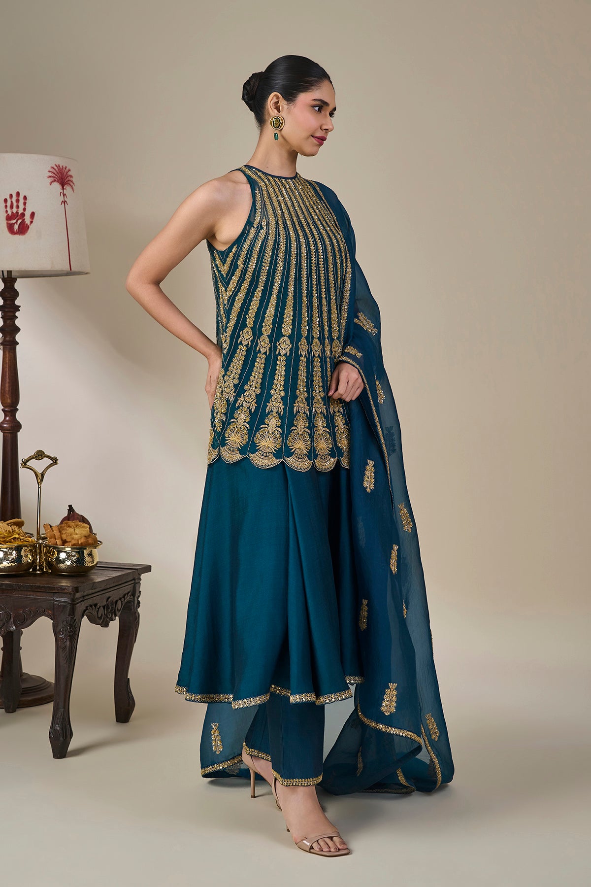 Leher Ki Mehfil' Anarkali Set